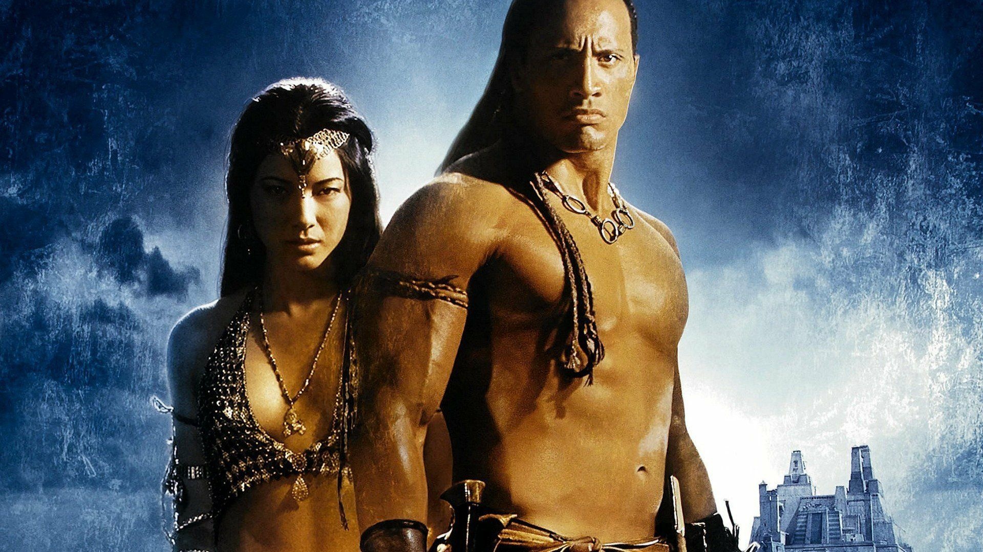 The Scorpion King, Movie fanart, Rock Dwayne Johnson, Universal reboot, 1920x1080 Full HD Desktop