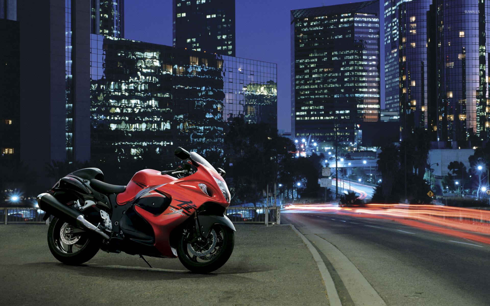 Suzuki Hayabusa, High-speed legend, Thrill-seekers dream, Two-wheeled power, 1920x1200 HD Desktop