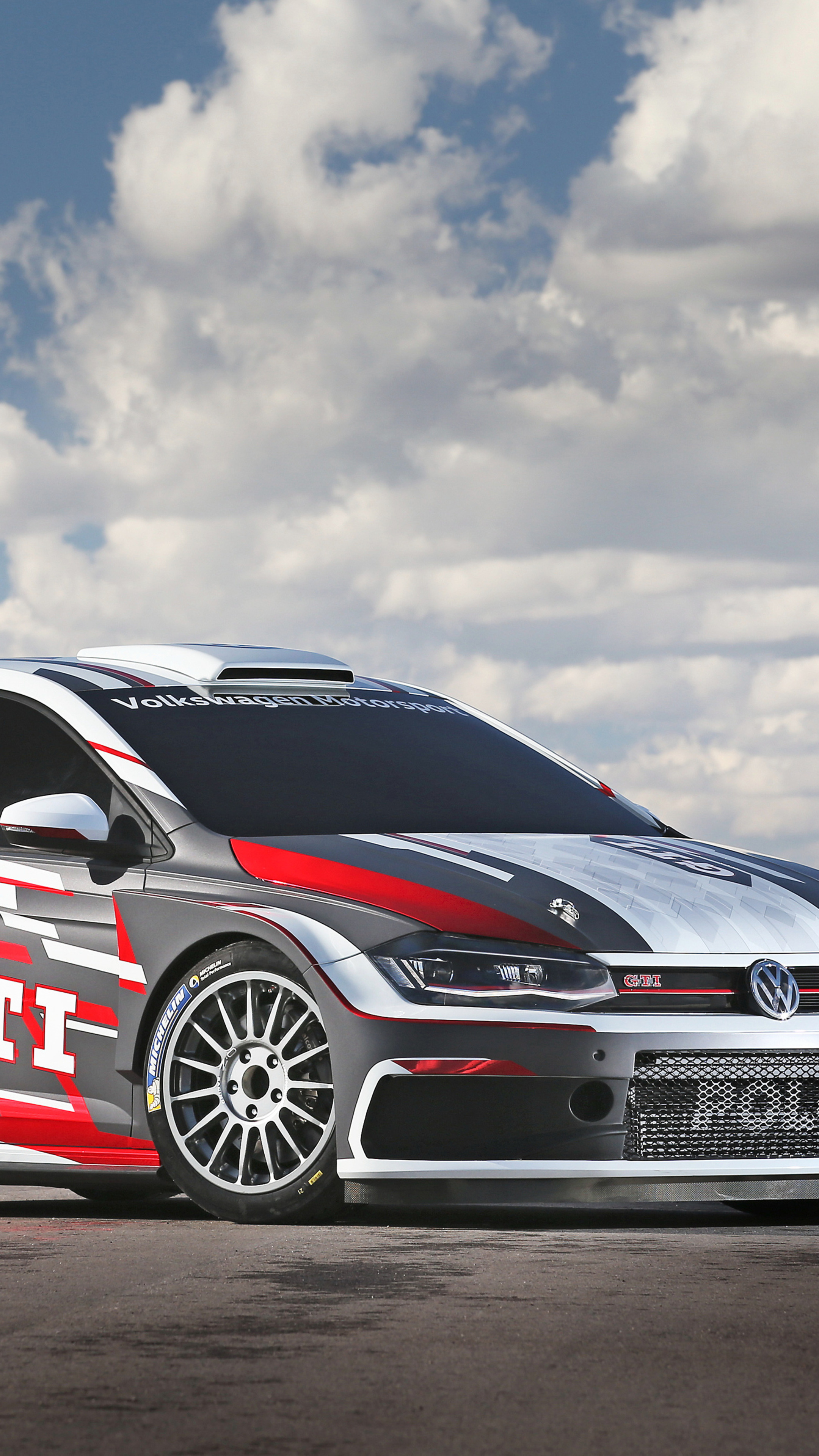 GTI R5 Edition, Volkswagen Polo Wallpaper, 2160x3840 4K Phone