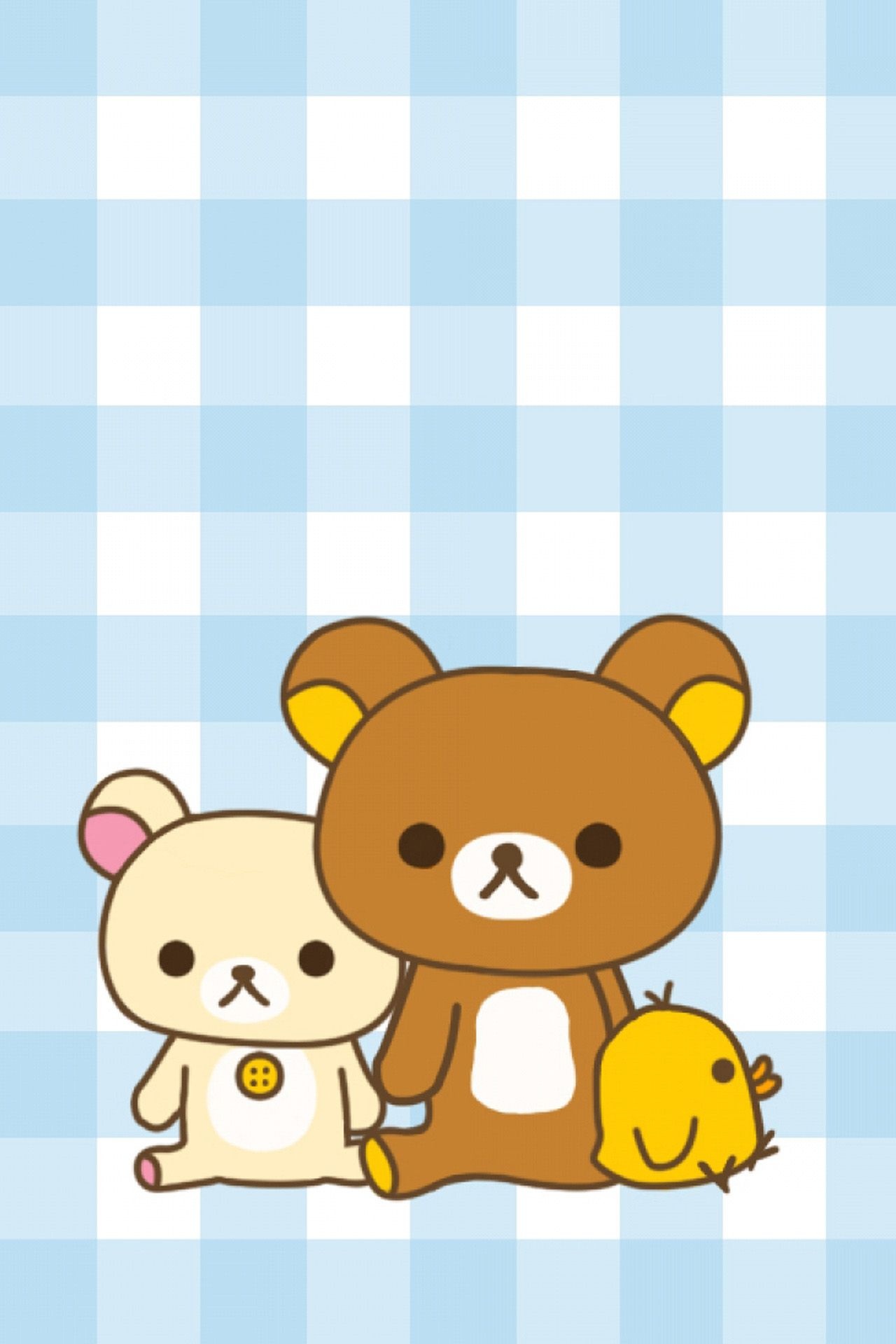 Kiiroitori and Rilakkuma, Korilakkuma Wallpaper, 1280x1920 HD Phone