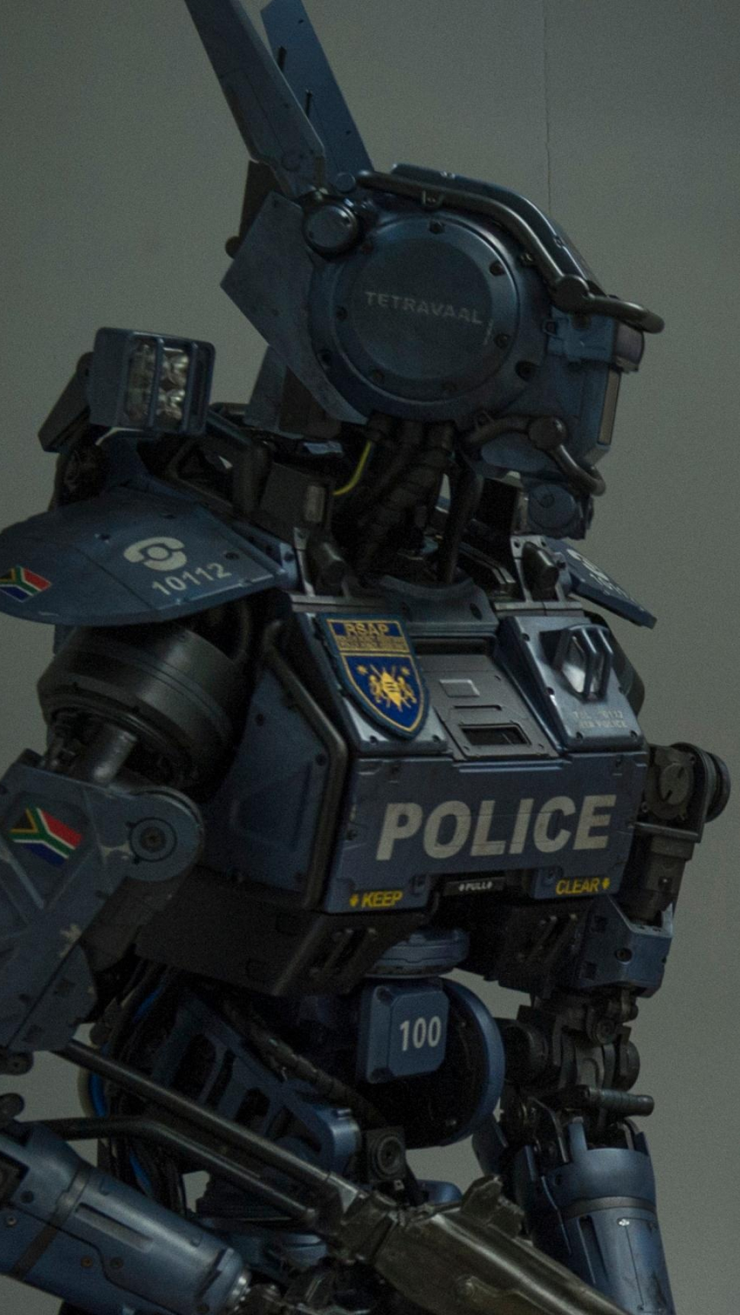Chappie movie, Impressive wallpapers, Christopher Sellers, 1080x1920 Full HD Phone