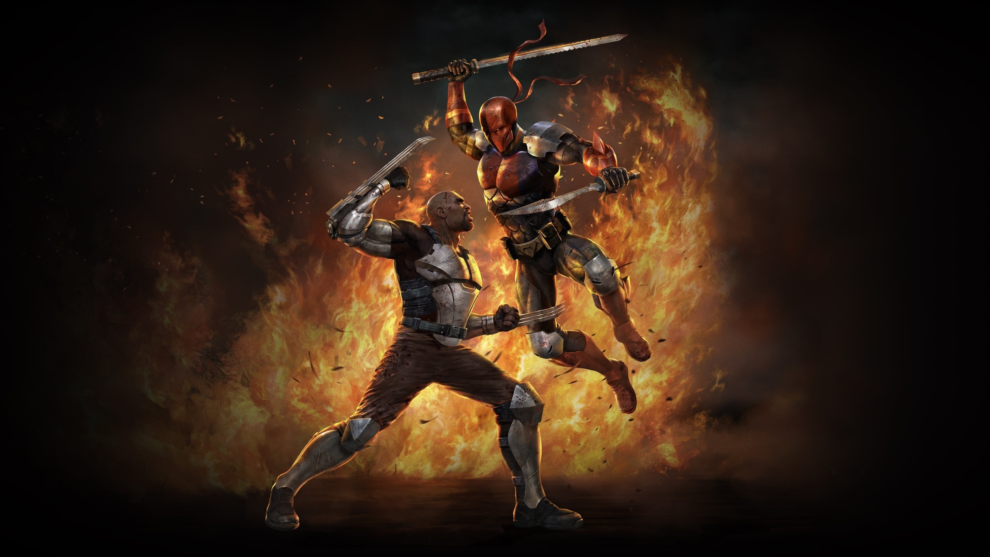 Deathstroke, Movie, Backdrops, Knight & Dragons, 3840x2160 4K Desktop