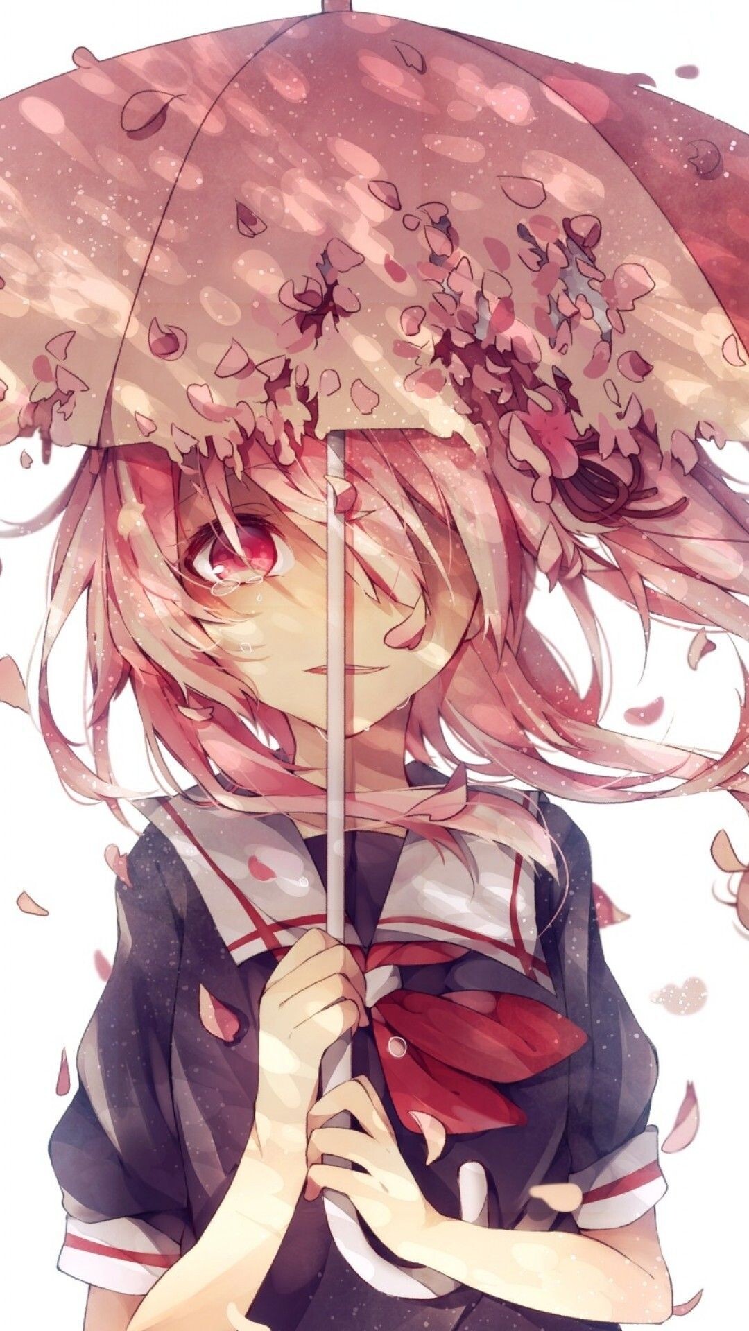 Yuno Gasai, Anime girl, Mirai Nikki, Top free, 1080x1920 Full HD Phone