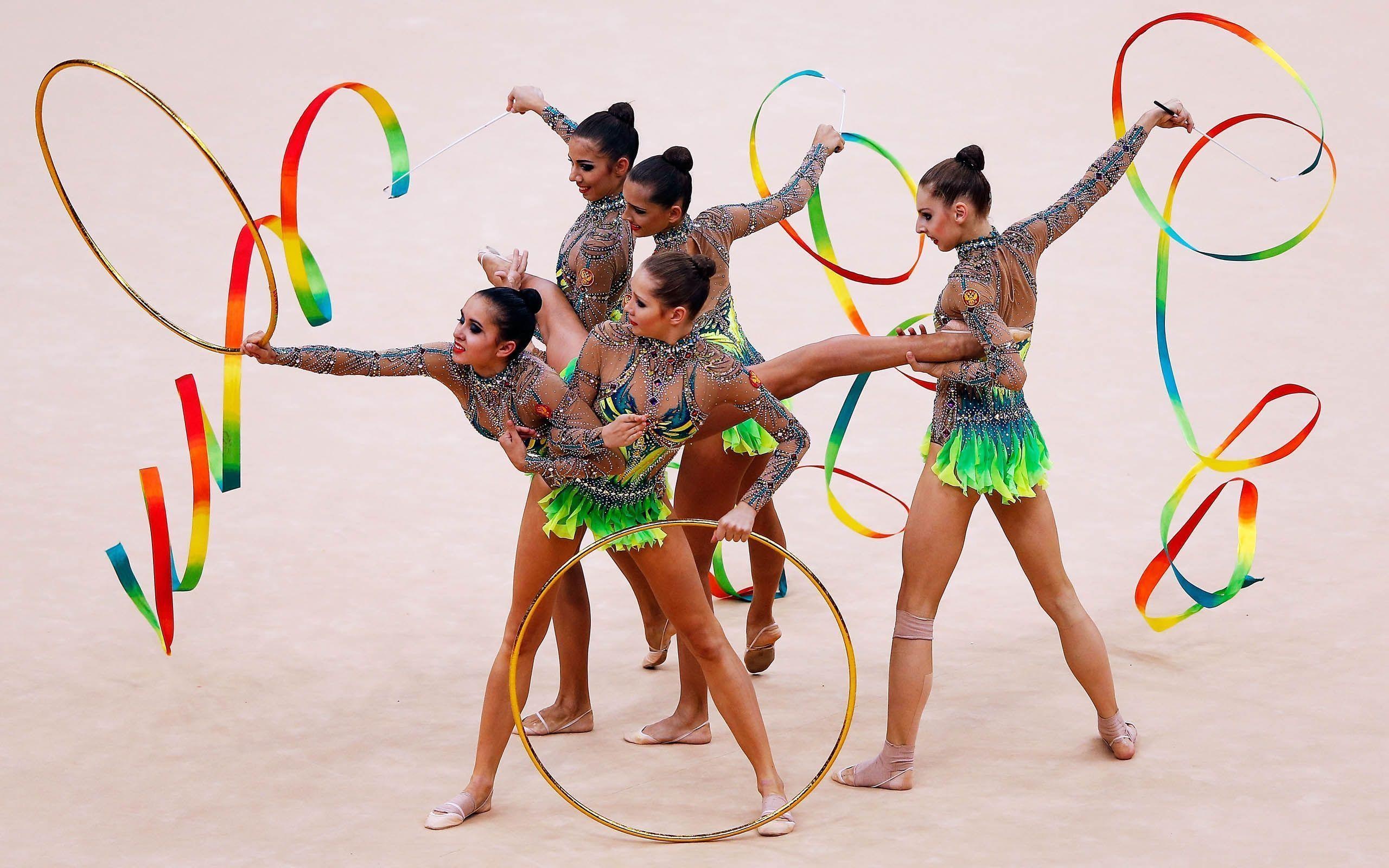 Rhythmic gymnastics in focus, Top-notch wallpapers, Dynamic movements, Stunning visuals, 2560x1600 HD Desktop
