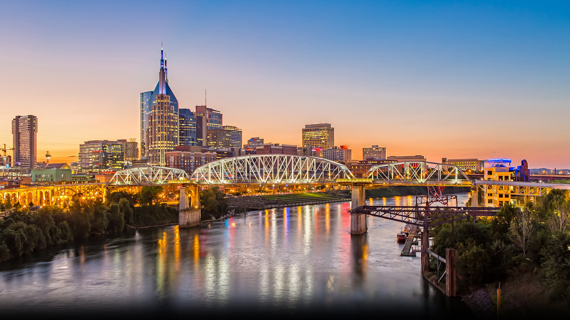 Nashville Skyline, Luxury car rental, Exotic rides, Prestige and glamour, 1920x1080 Full HD Desktop