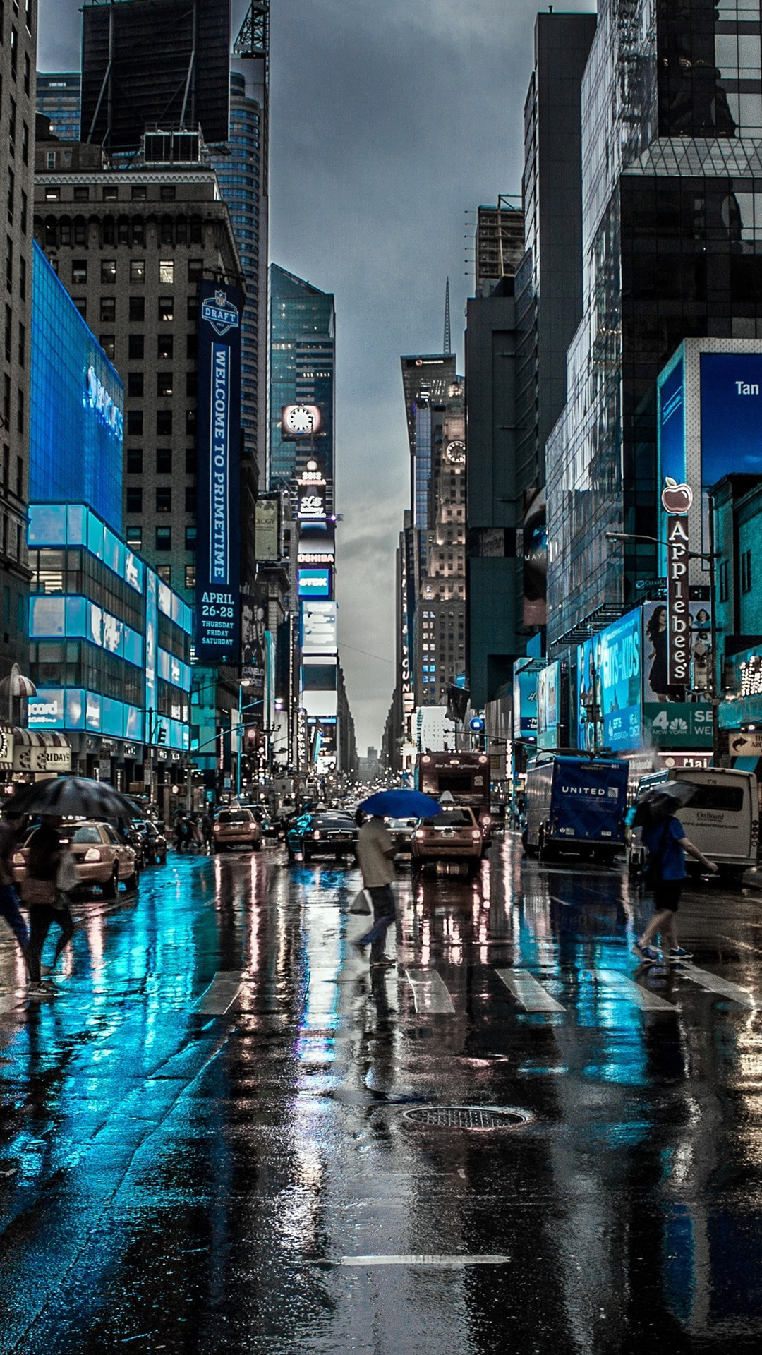 Times Square, Best iPhone Wallpaper, 1080x1920 Full HD Phone