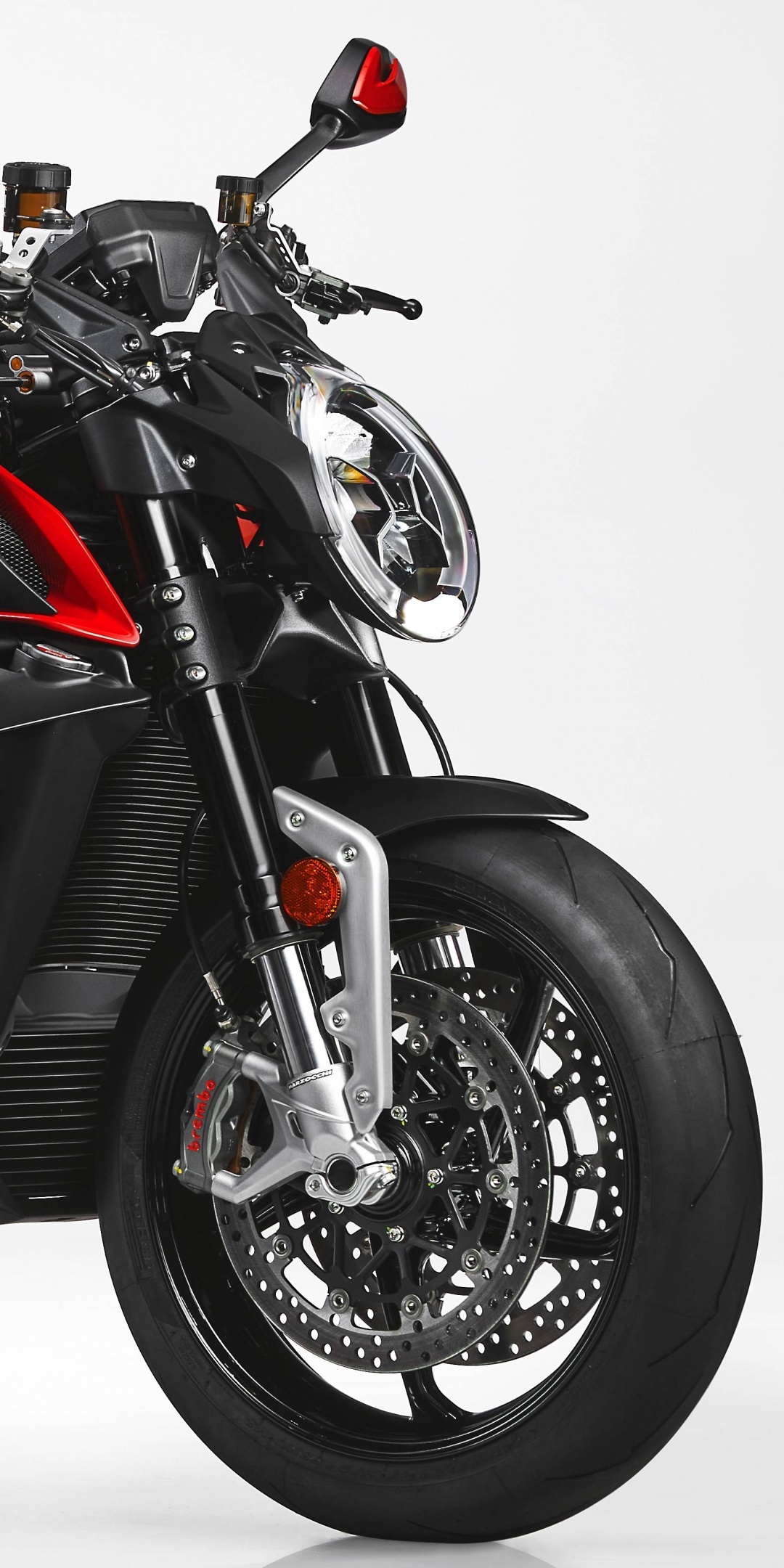 MV Agusta Brutale Rosso, MV Agusta Brutale 1000 RS, 4K wallpaper, High-performance bikes, 1080x2160 HD Phone