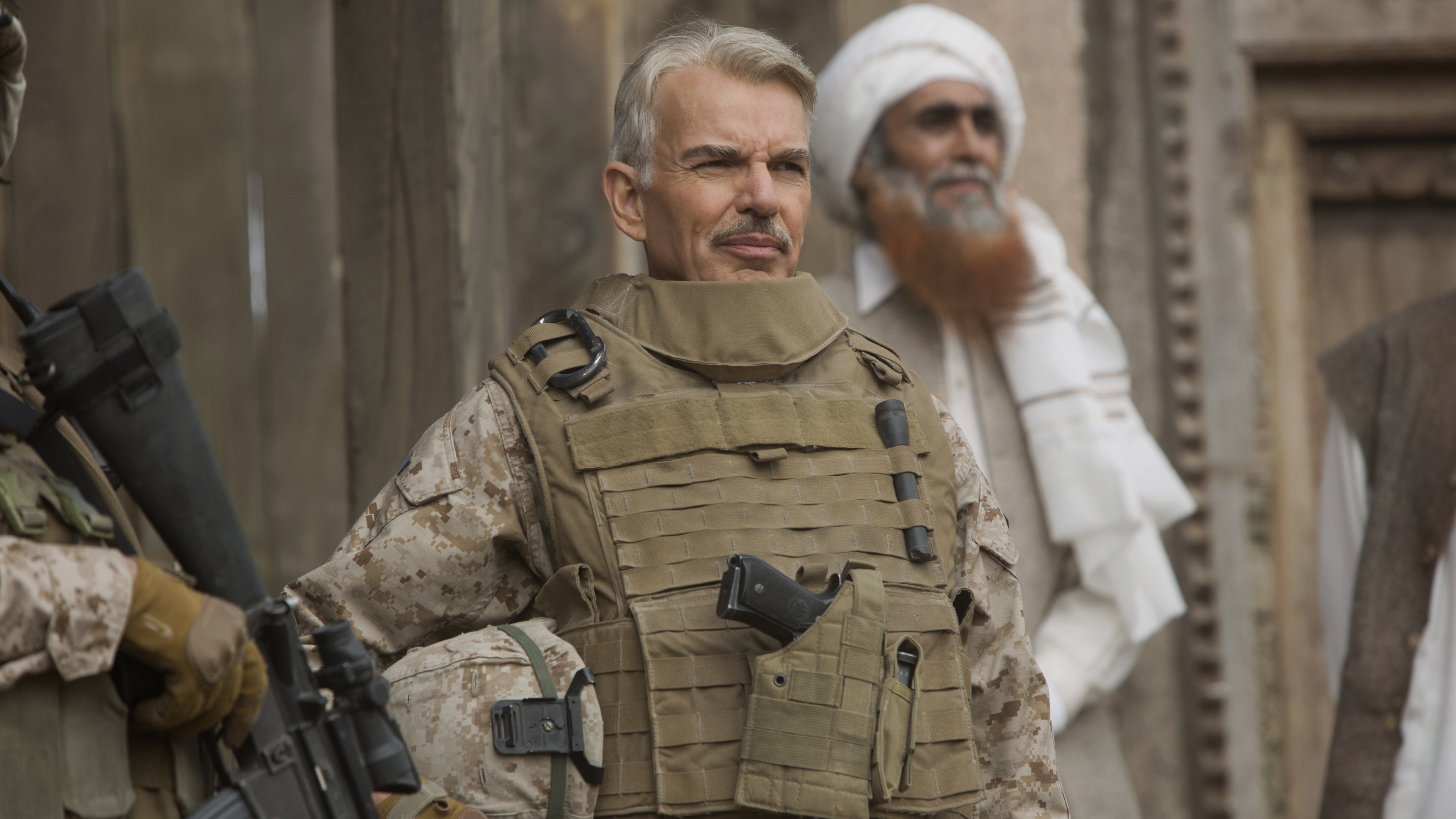 Whiskey Tango Foxtrot Movie, Billy Bob Thornton, Best movies, 3840x2160 4K Desktop