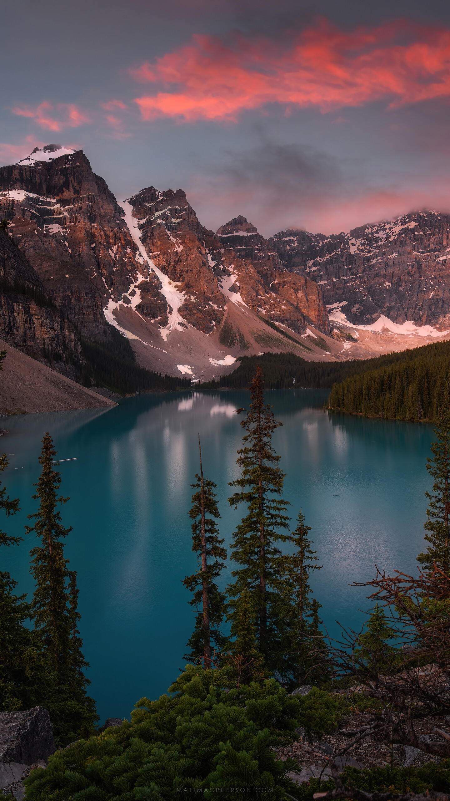 Moraine Lake beauty, Samsung Galaxy wallpaper, HD nature view, 4K image, 1440x2560 HD Phone