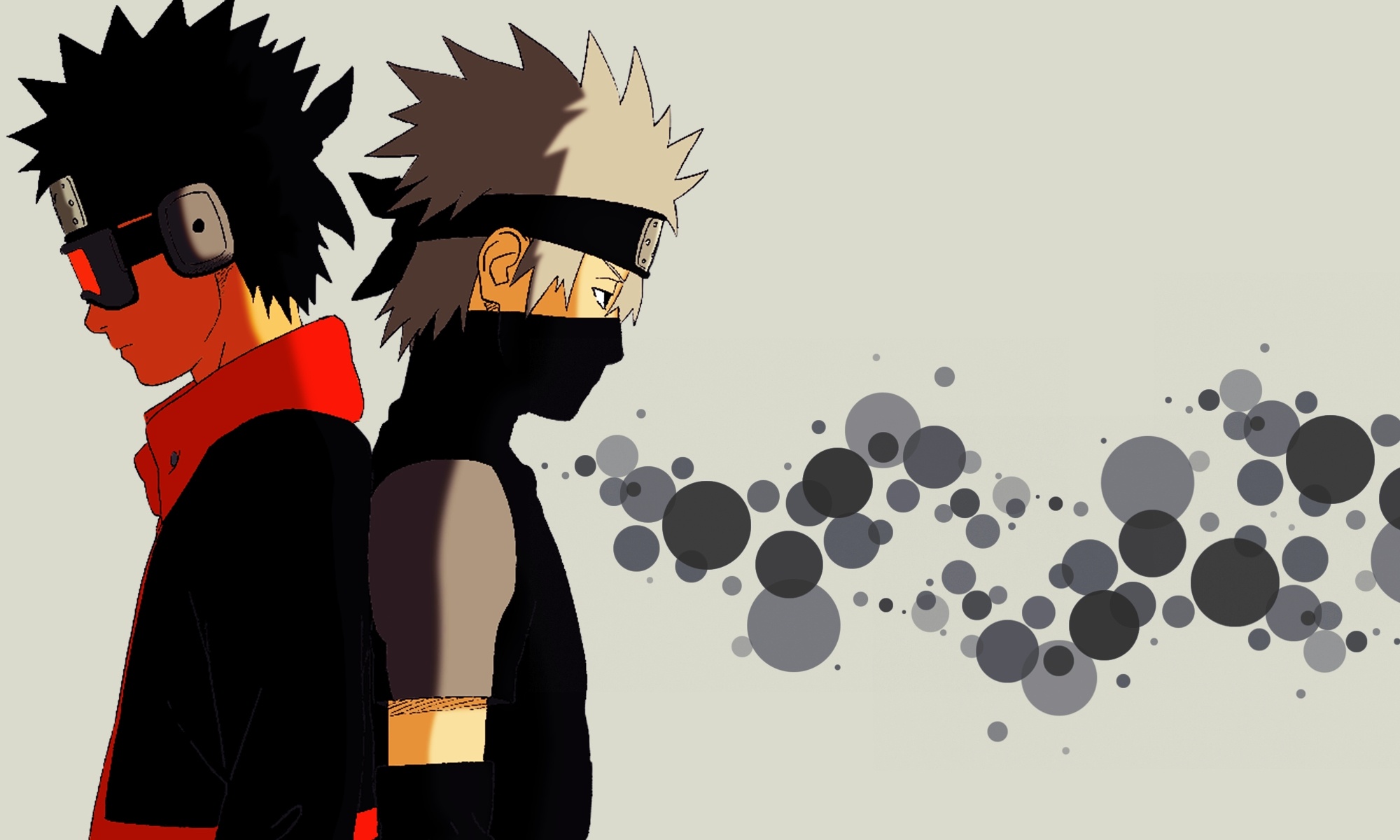 Obito Uchiha, Kakashi Hatake, Naruto Shippuden anime, HD Desktop wallpaper