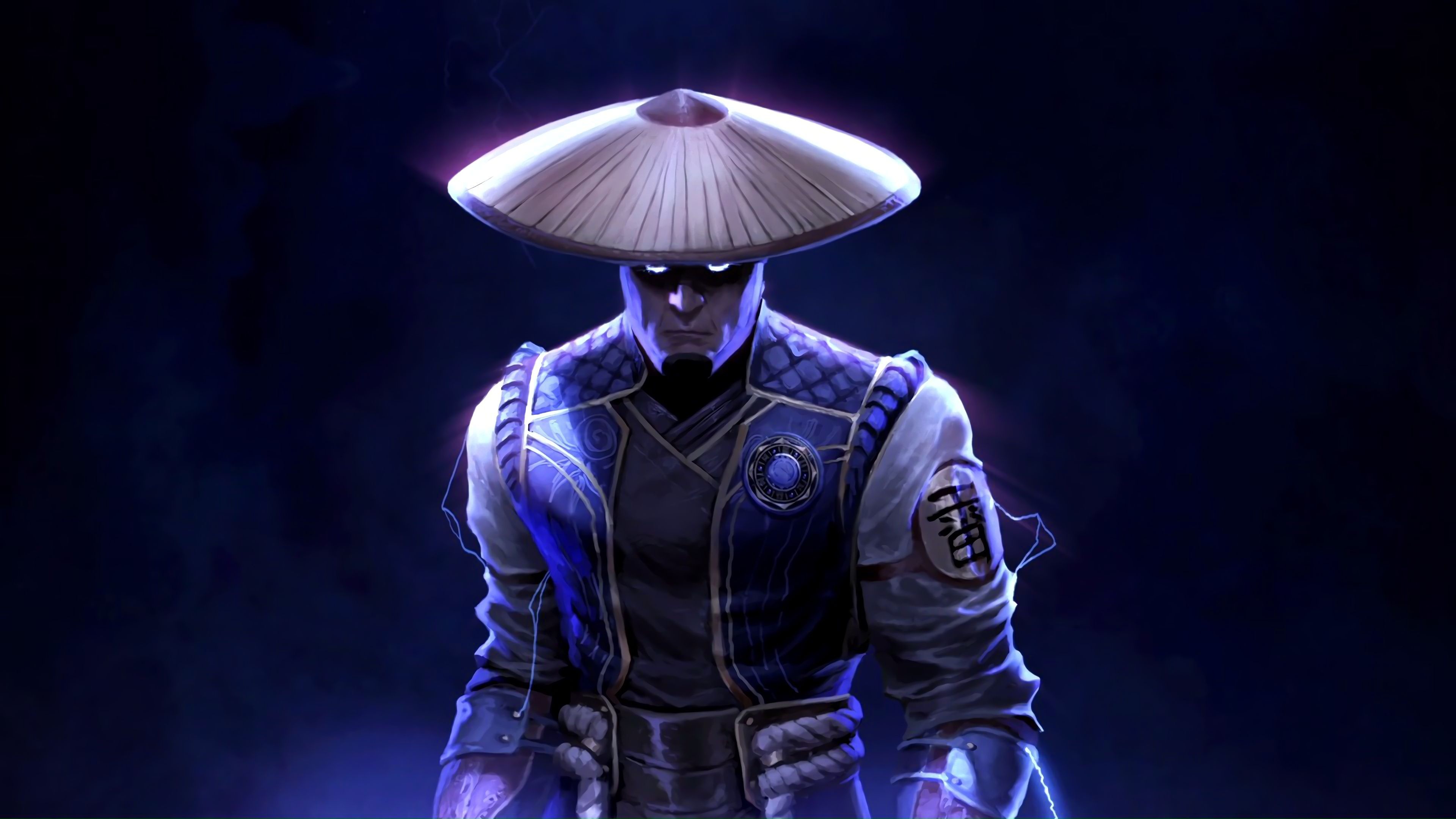 MK Raiden, Striking power, Gaming legend, Electrifying warrior, 3840x2160 4K Desktop