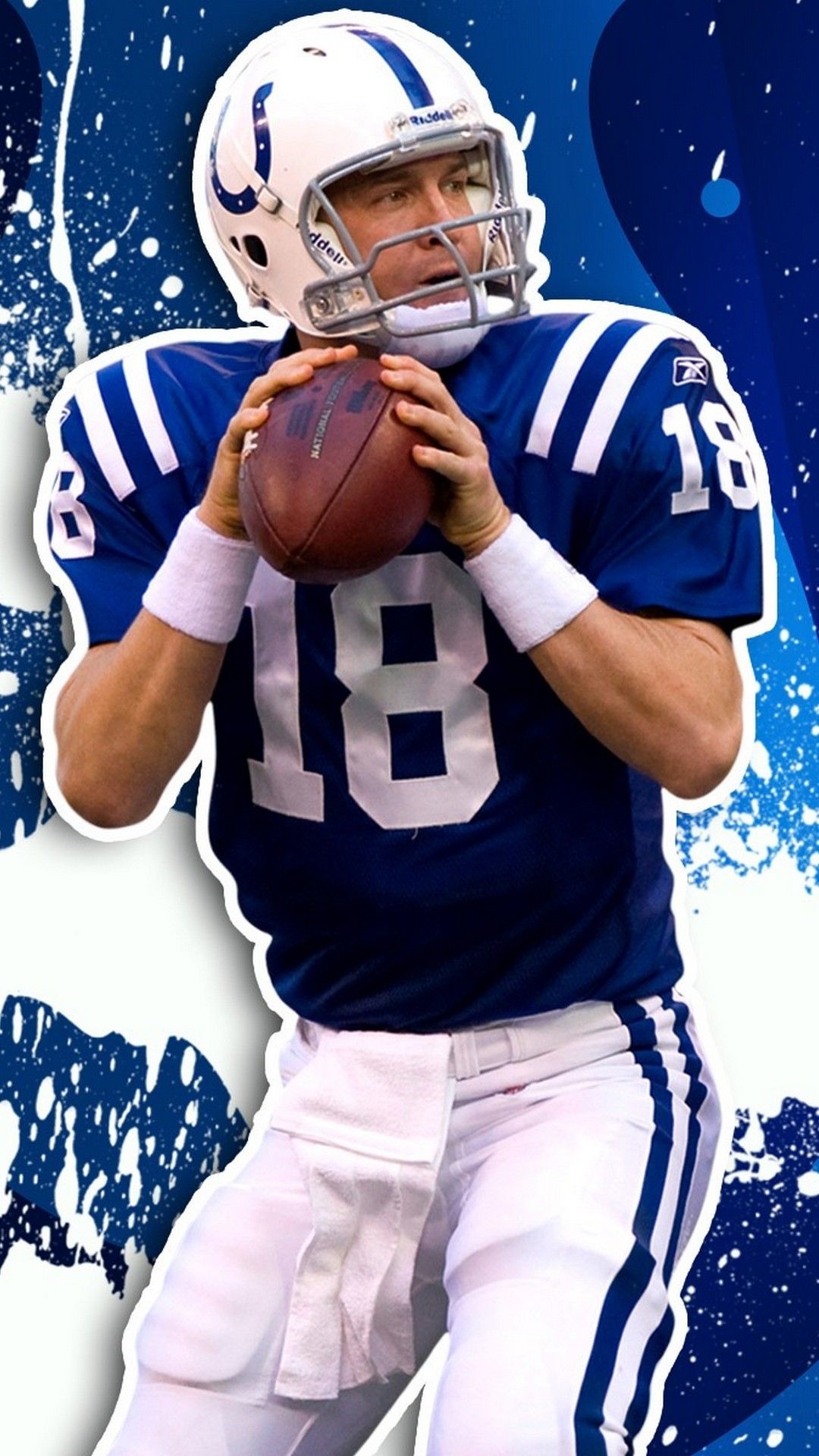 Peyton Manning, Indianapolis Colts, NFL football, HD wallpaper, 1080x1920 Full HD Phone