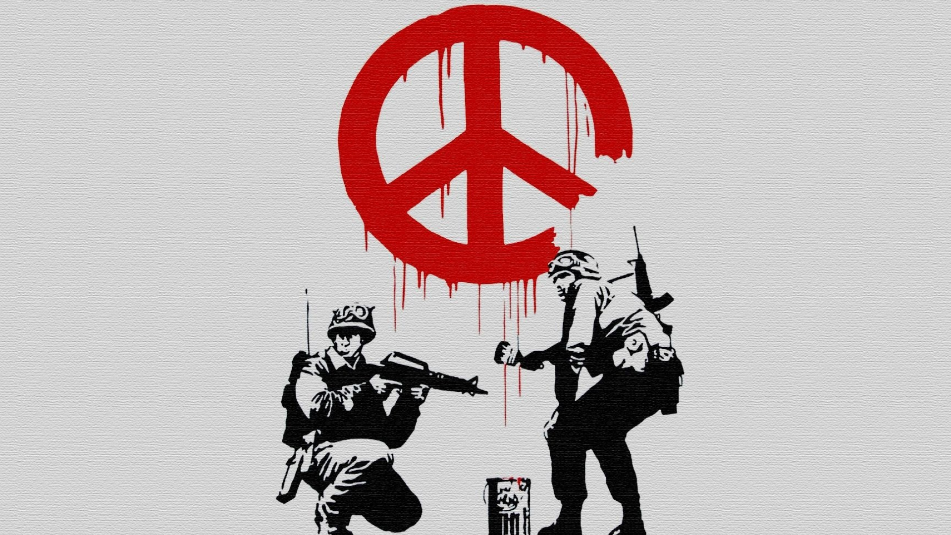 CND Soldiers, Banksy Wallpaper, 1920x1080 Full HD Desktop