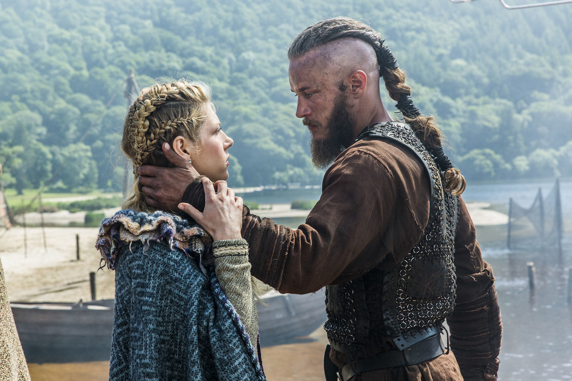 Ragnar Lothbrok, Lagertha, Vikings TV series, HD Desktop wallpaper