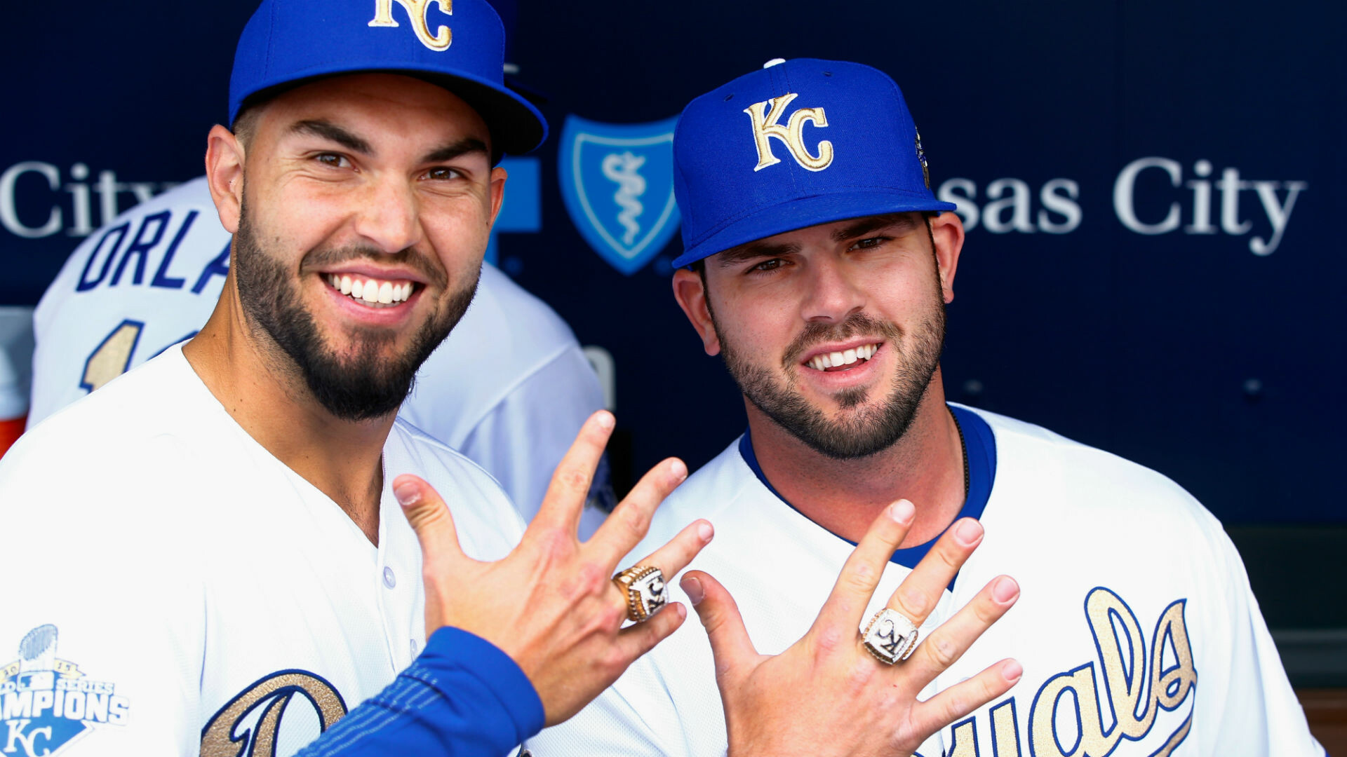 Eric Hosmer and Mike Moustakas, Kansas City Royals Wallpaper, 1920x1080 Full HD Desktop