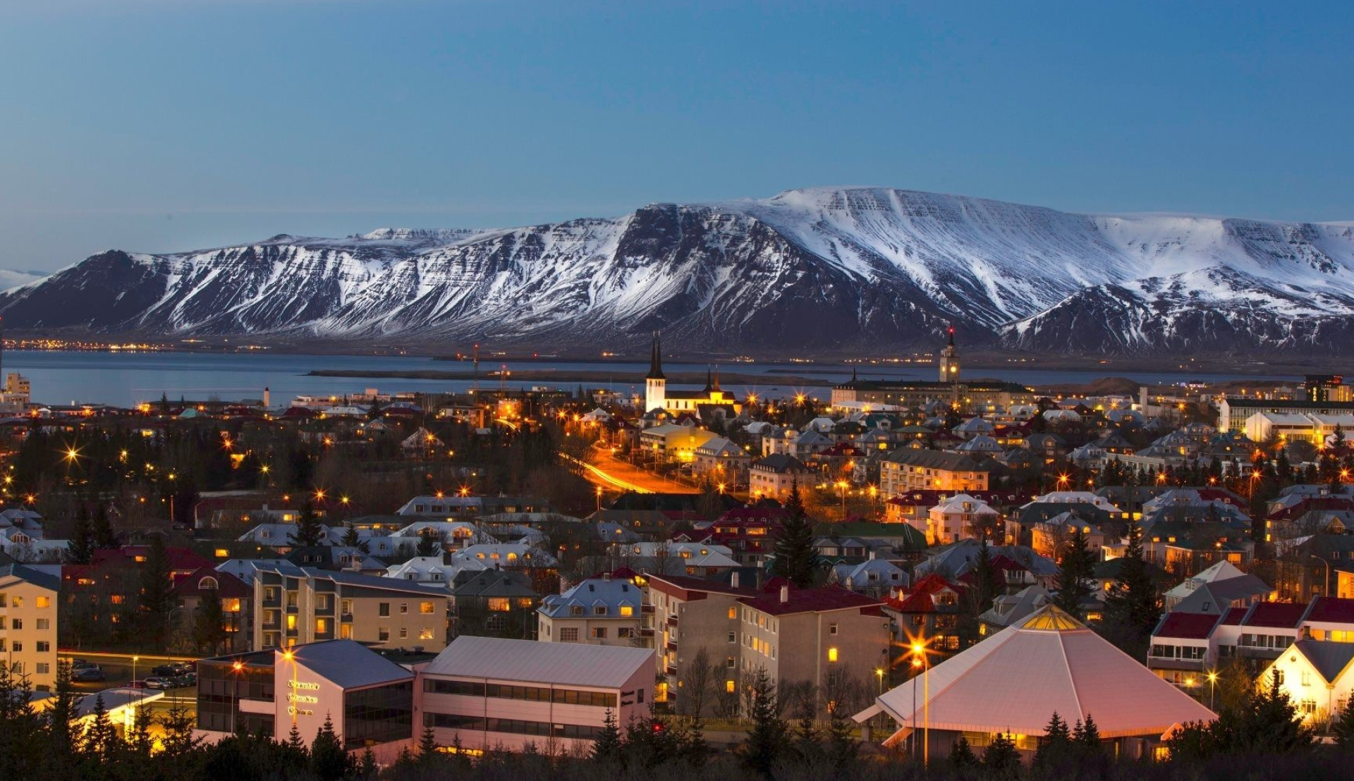 Reykjavik Wallpaper HD, Stunning Cityscape, Iceland Travel, Vacation Vibes, 1920x1110 HD Desktop