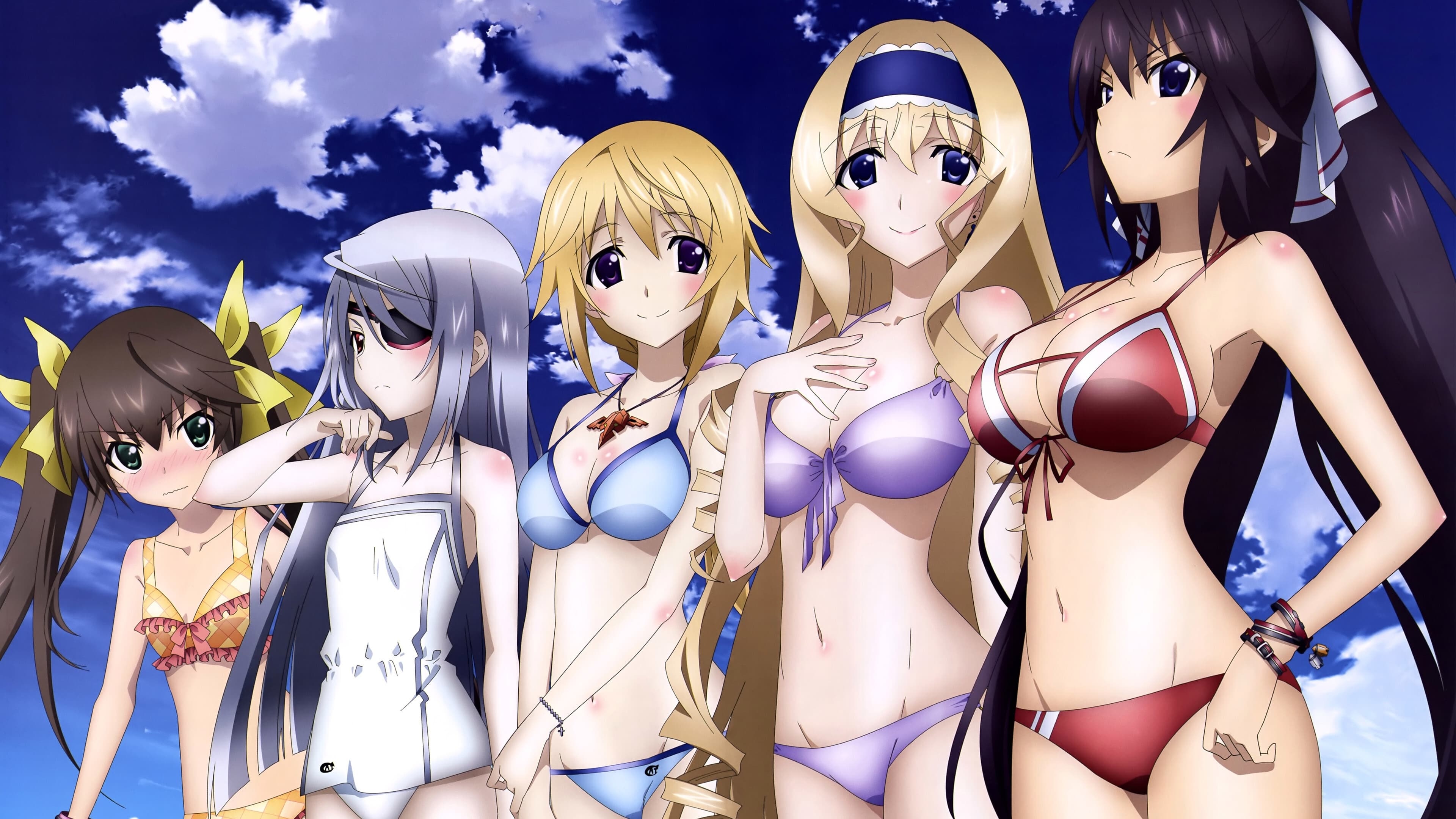 Infinite Stratos, 2011-2013 series, 3840x2160 4K Desktop