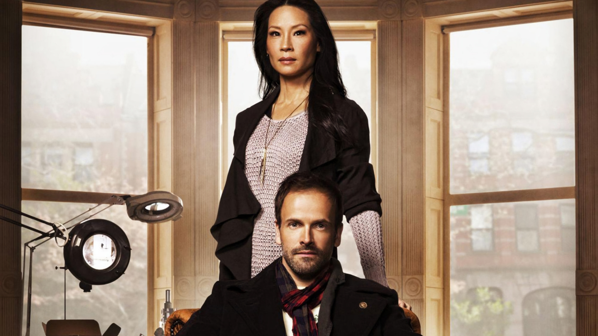 Lucy Liu, Elementary TV show, Holmes and Watson, Wallpaper masterpiece, 1920x1080 Full HD Desktop