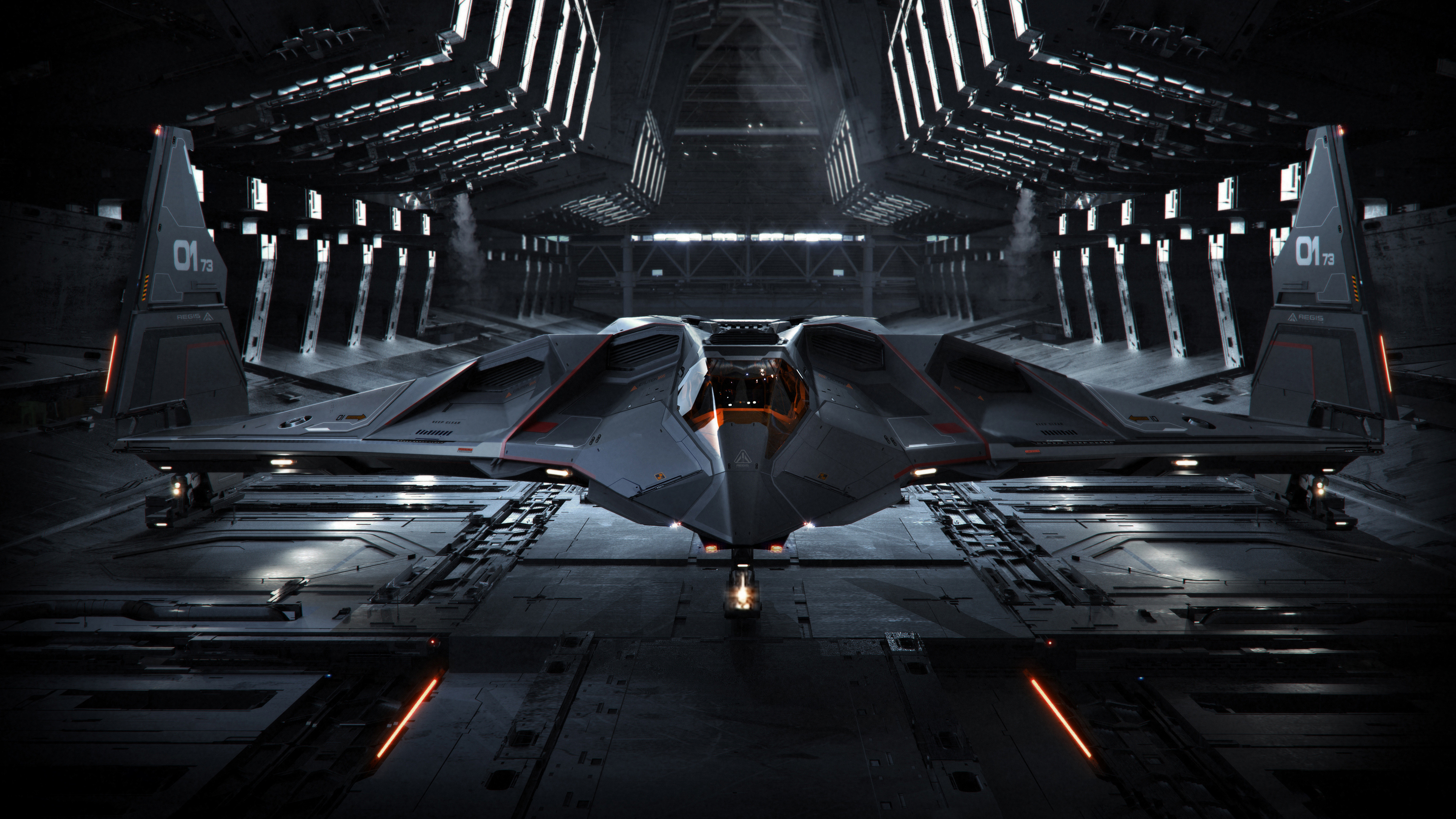 Star Citizen, Inside a Spaceship Wallpaper, 3840x2160 4K Desktop