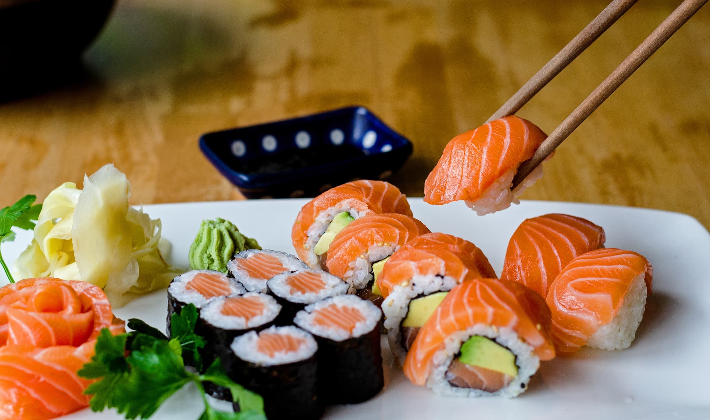 Sushi, Best sushi restaurants, Berlin, Takeaway, 2440x1440 HD Desktop