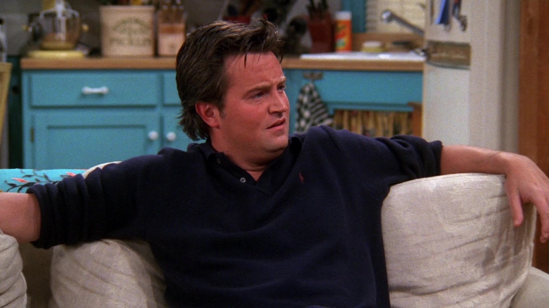 Matthew Perry's Ralph Lauren shirt, Chandler Bing in Friends, 1920x1080 Full HD Desktop