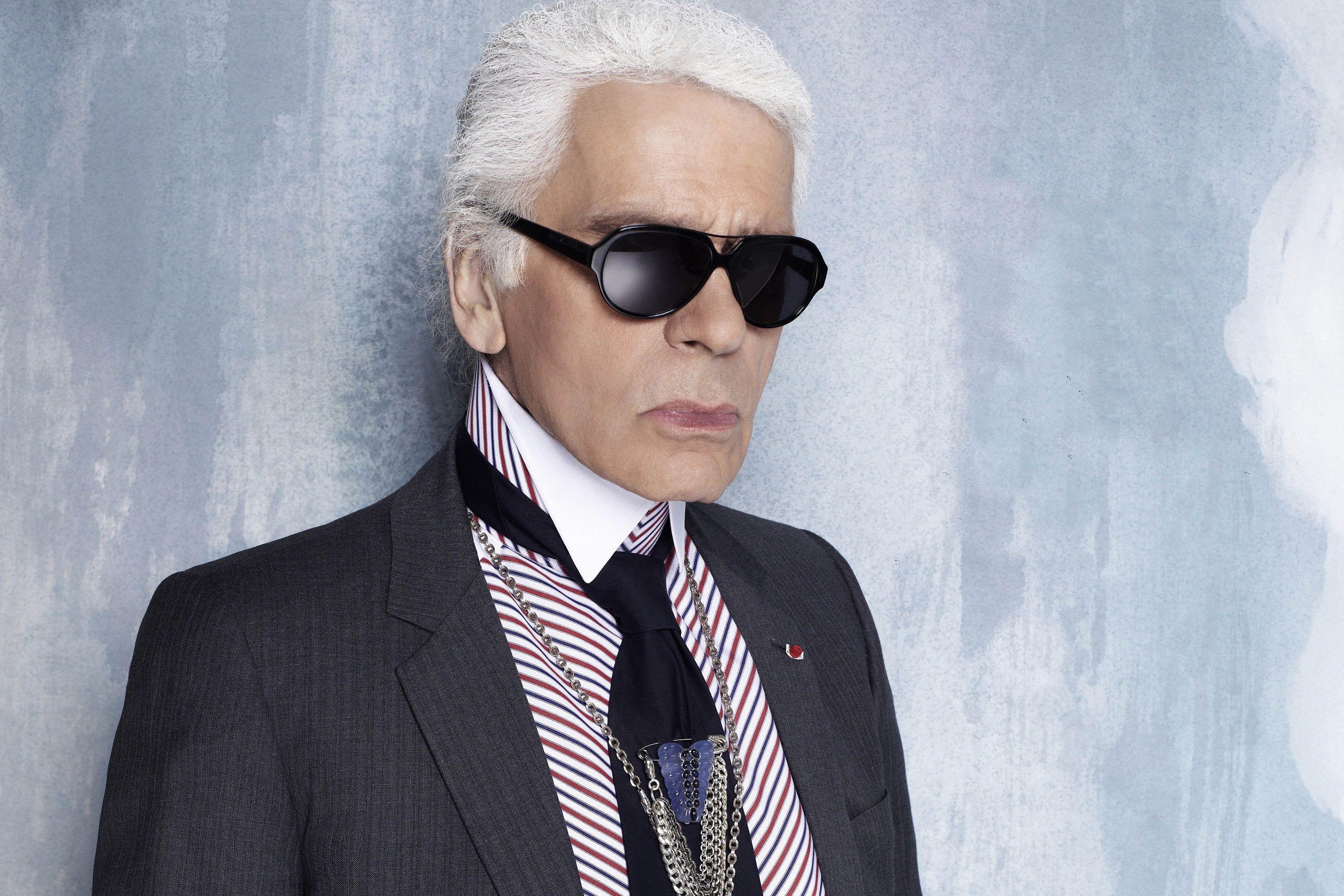 Karl Lagerfeld, Iconic fashion, Elegant wallpapers, 3010x2010 HD Desktop