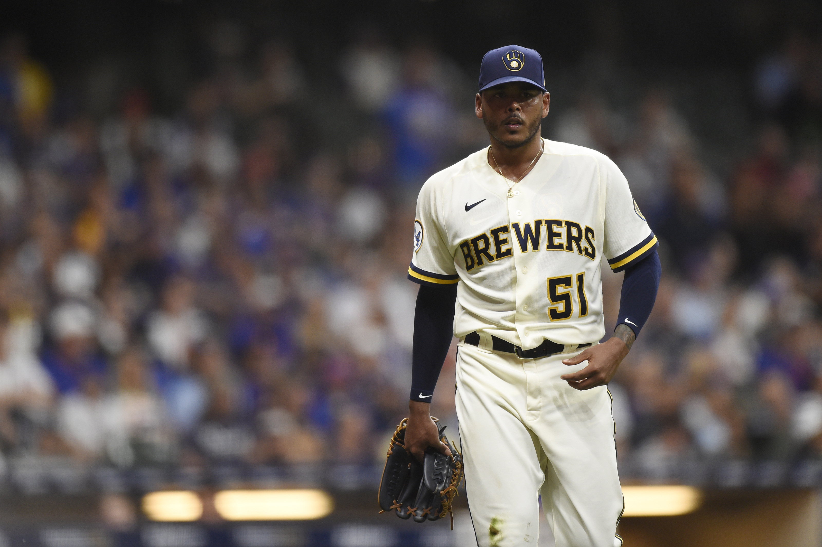 Freddy Peralta, Milwaukee Brewers Wallpaper, 3200x2130 HD Desktop