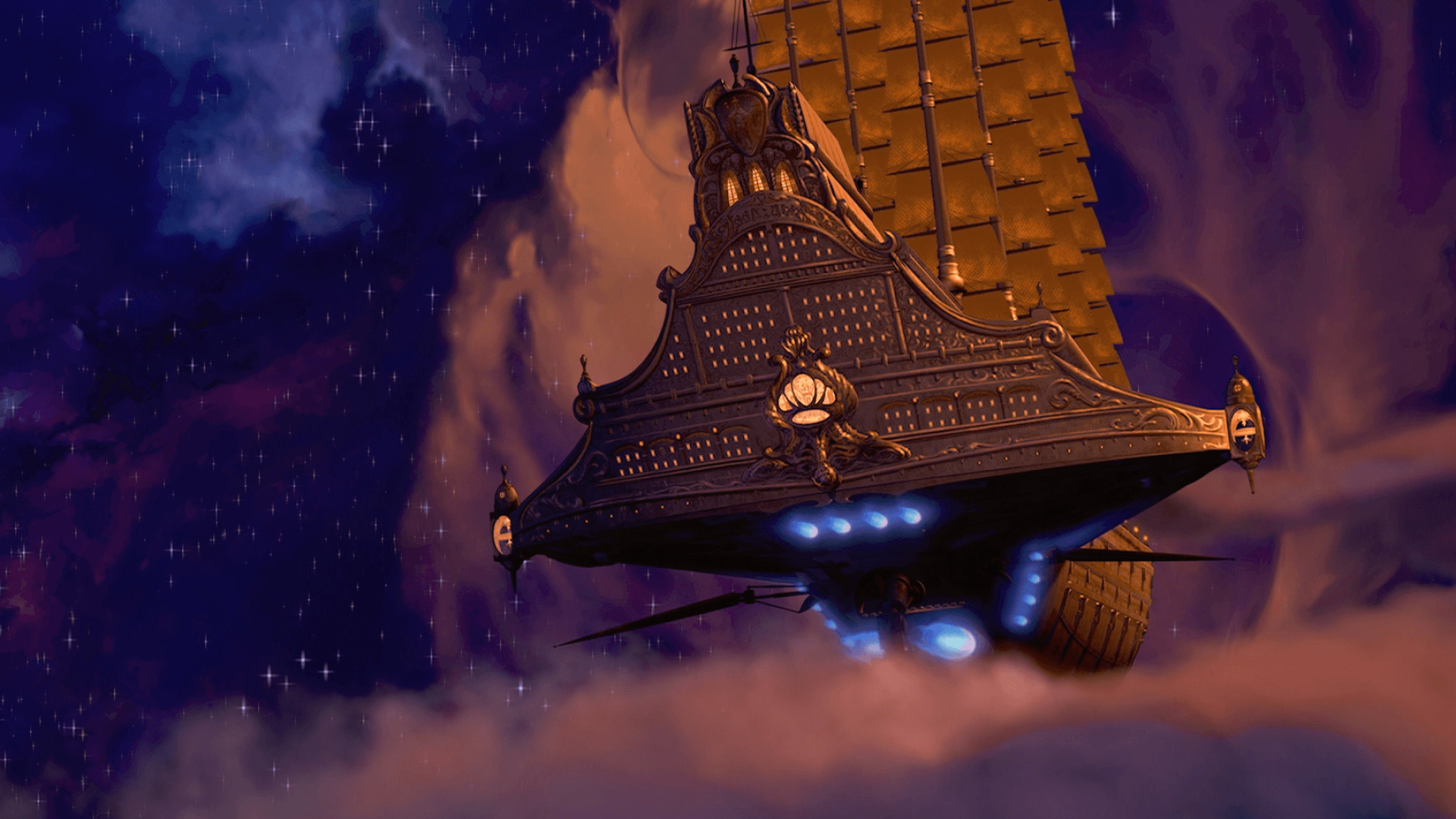 Arcturian Merchant Ship, Treasure Planet Wallpaper, 1920x1080 Full HD Desktop