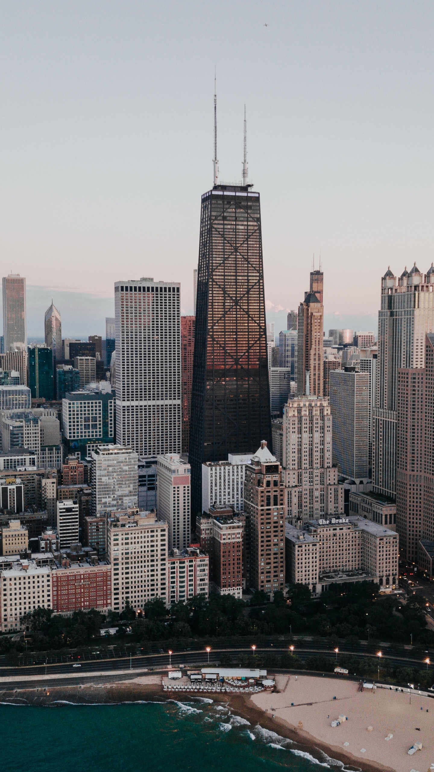 875 North Michigan Avenue, Chicago Wallpaper, 1440x2560 HD Phone