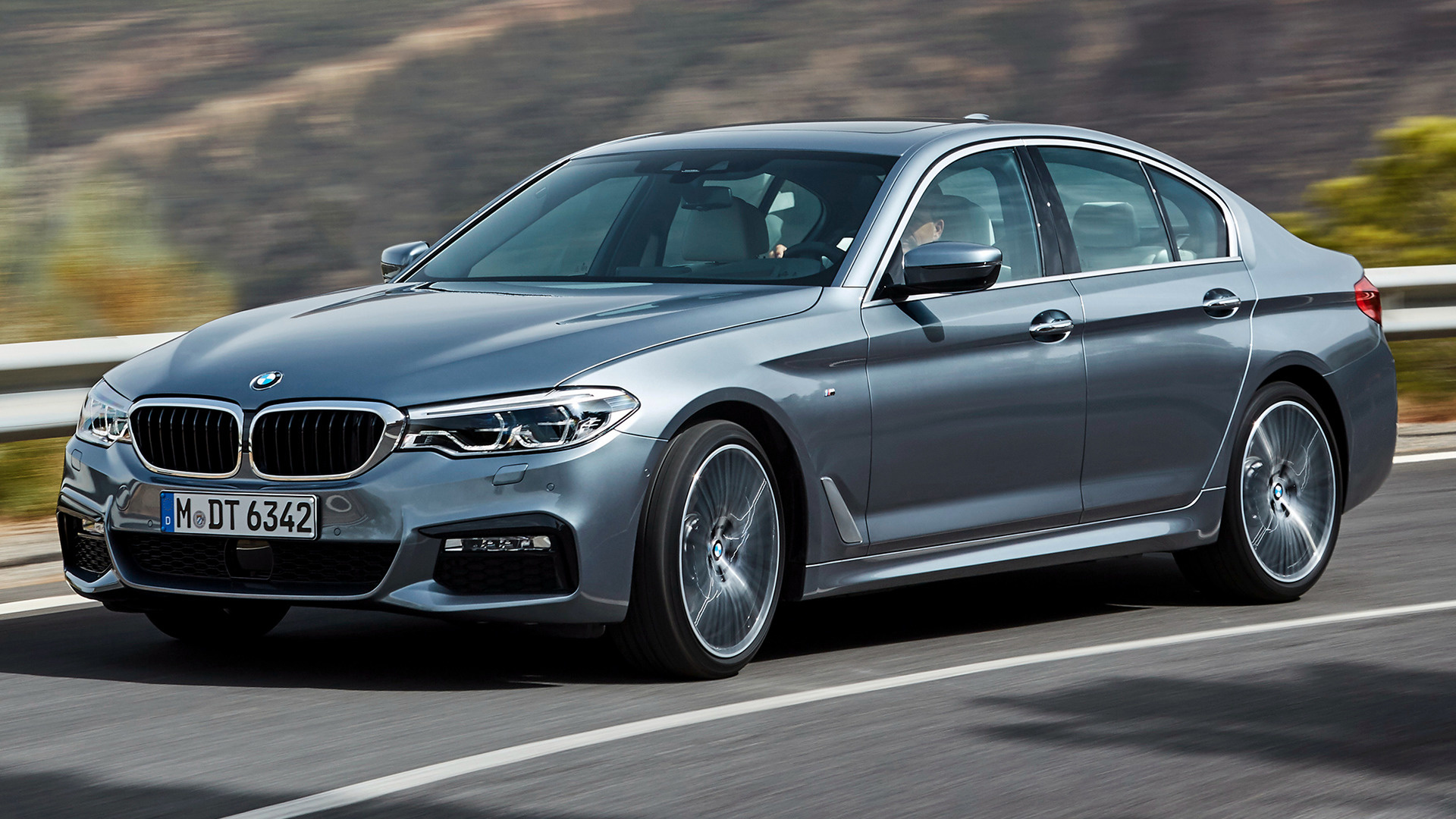 BMW 5 Series, 2017 M Sport, Hintergrundbilder, 1920x1080 Full HD Desktop