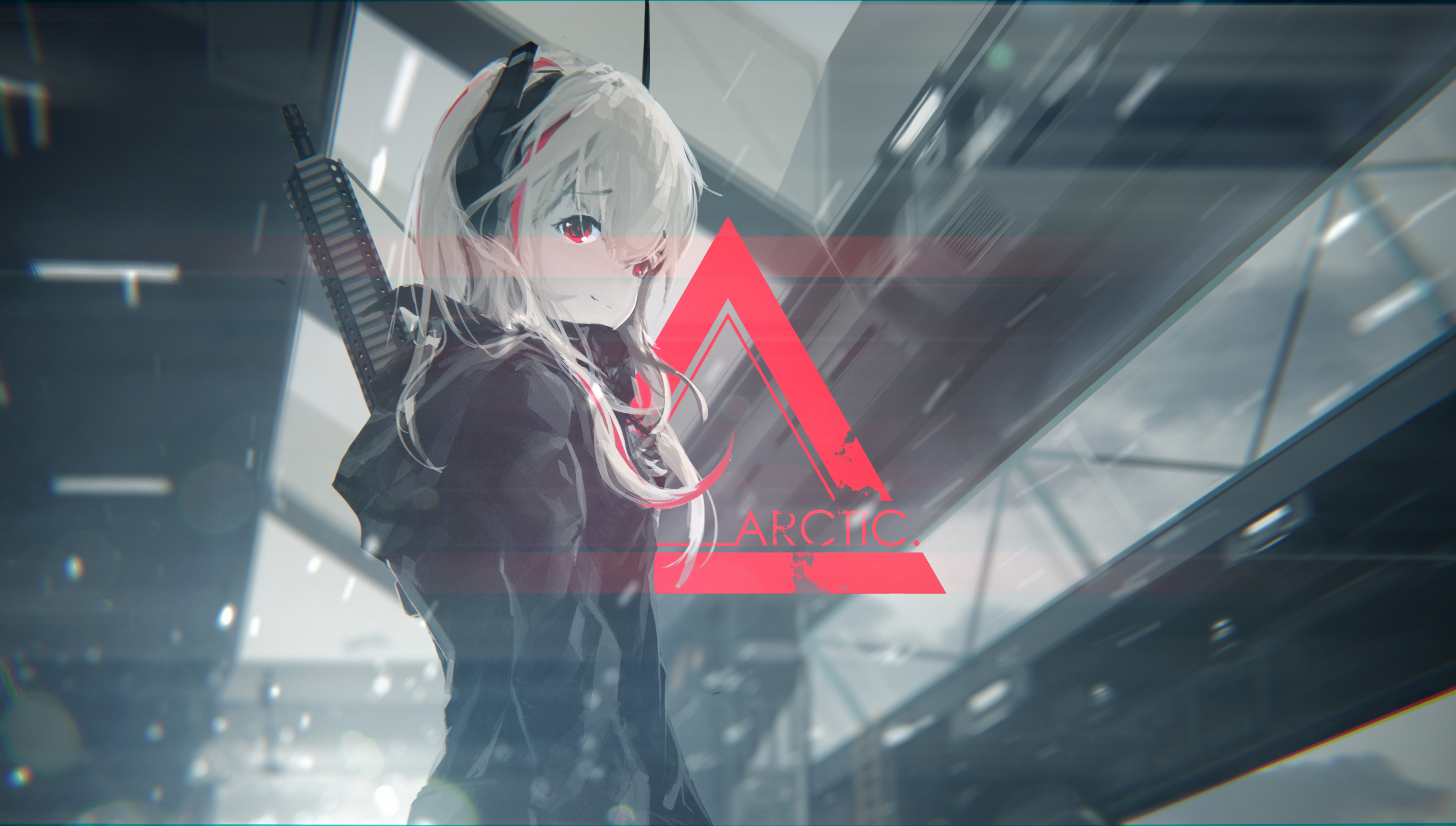 Girls' Frontline, M4 SOPMOD II, Frontline HD wallpapers, Anime backgrounds, 3510x2000 HD Desktop