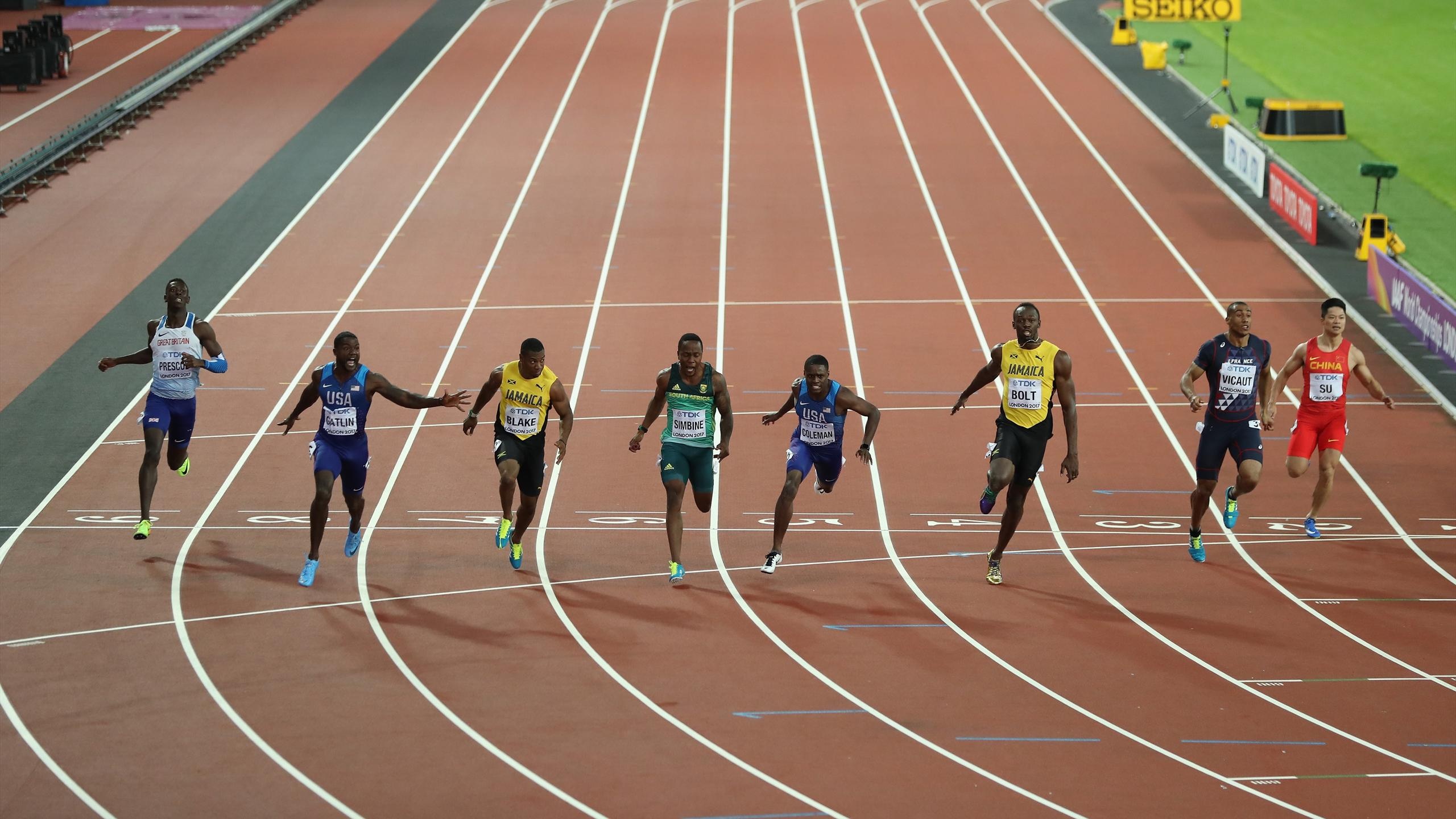 Christian Coleman, Usain Bolt retirement, 2560x1440 HD Desktop