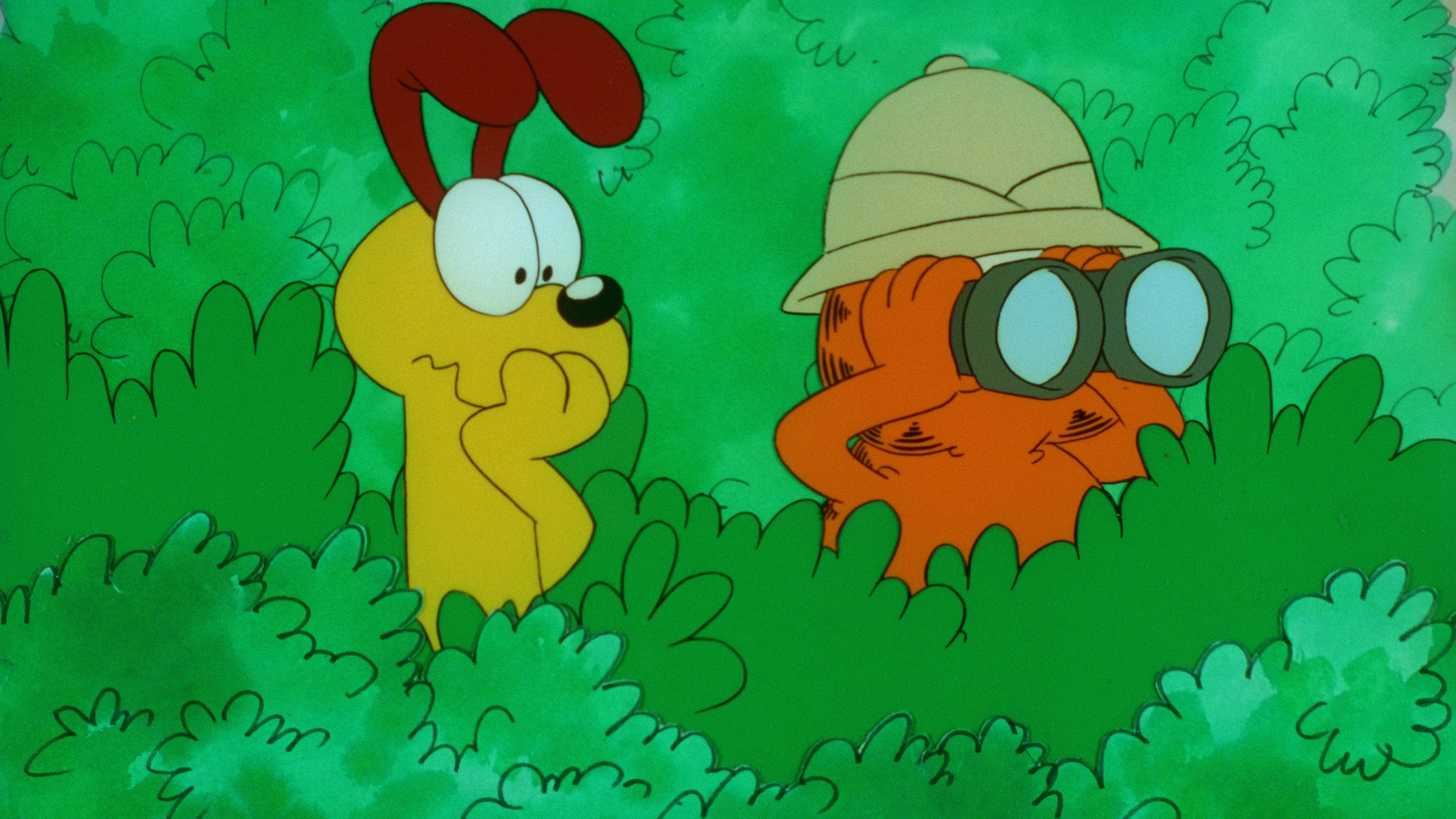 Garfield and Friends, Suburban jungle escapades, Feline philosopher, 1994, 3840x2160 4K Desktop