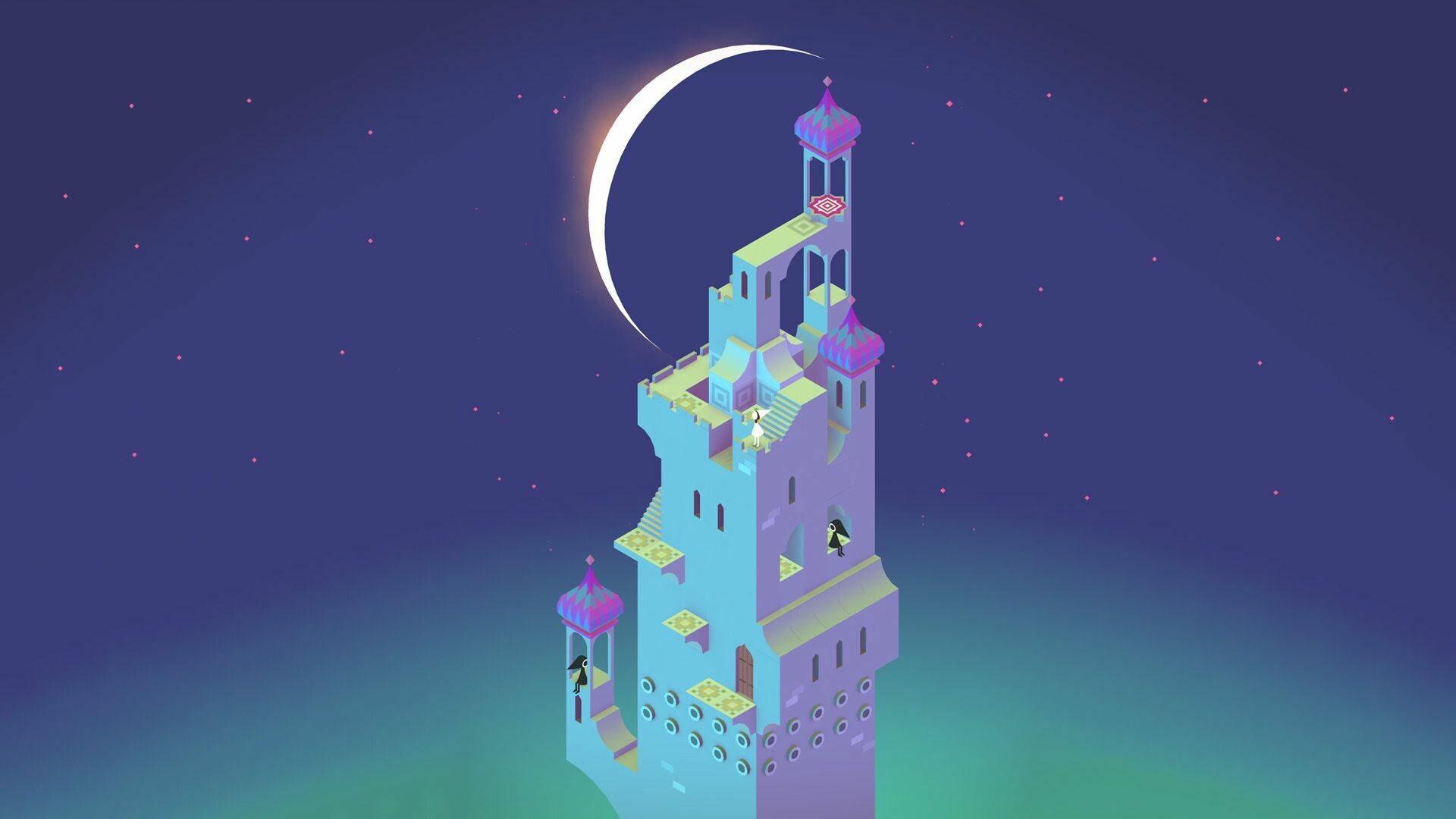 Monument Valley game, Breath-taking visuals, Monument Valley wallpaper, Mobile gaming, 1920x1080 Full HD Desktop