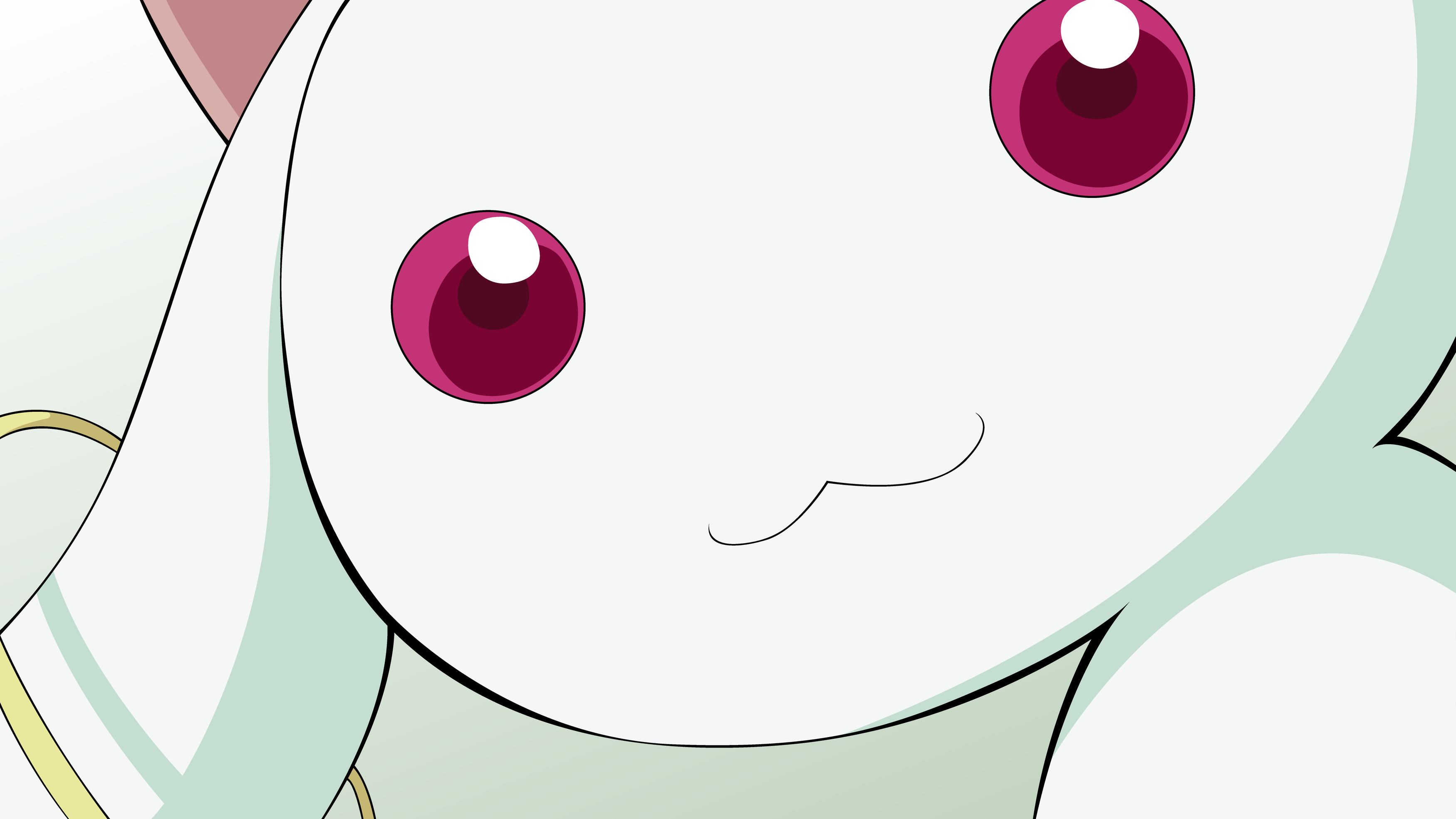 Kyubey, Puella Magi Madoka Magica, Anime wallpapers, 3500x1970 HD Desktop