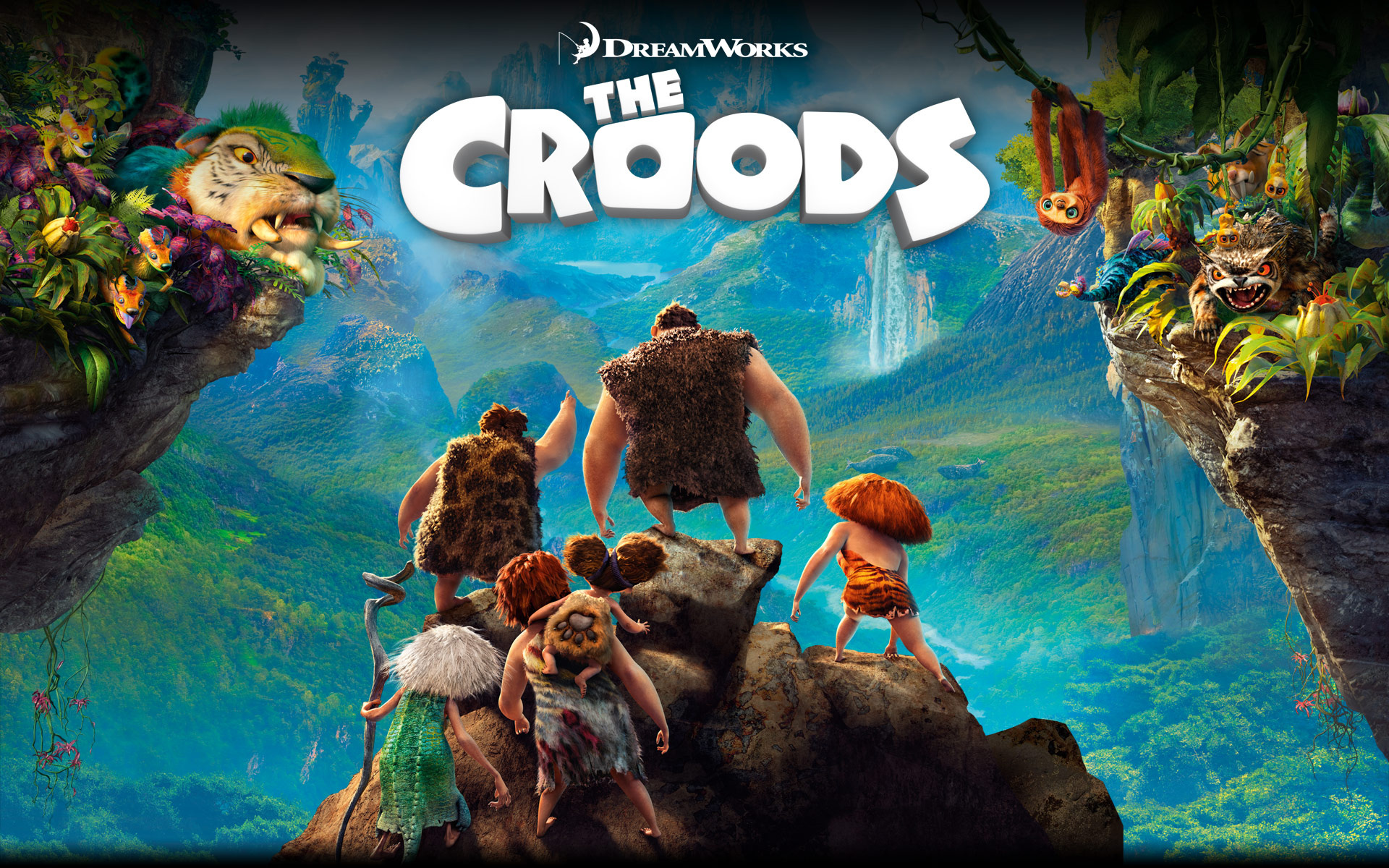 The Croods movie, Desktop wallpaper, Prehistoric family, Animated adventure, 1920x1200 HD Desktop