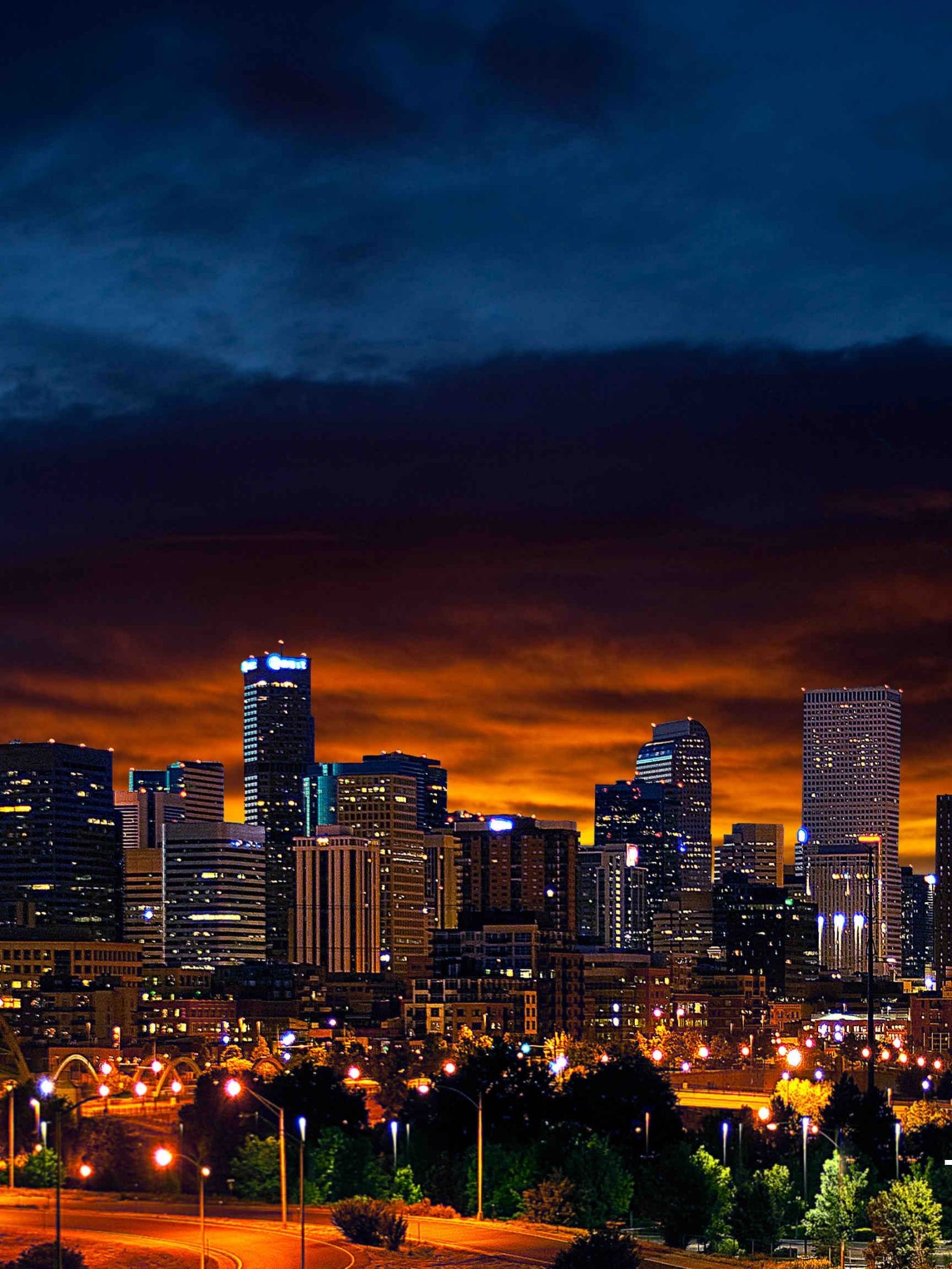 Oakland Skyline, Denver iPhone wallpapers, 1540x2050 HD Phone