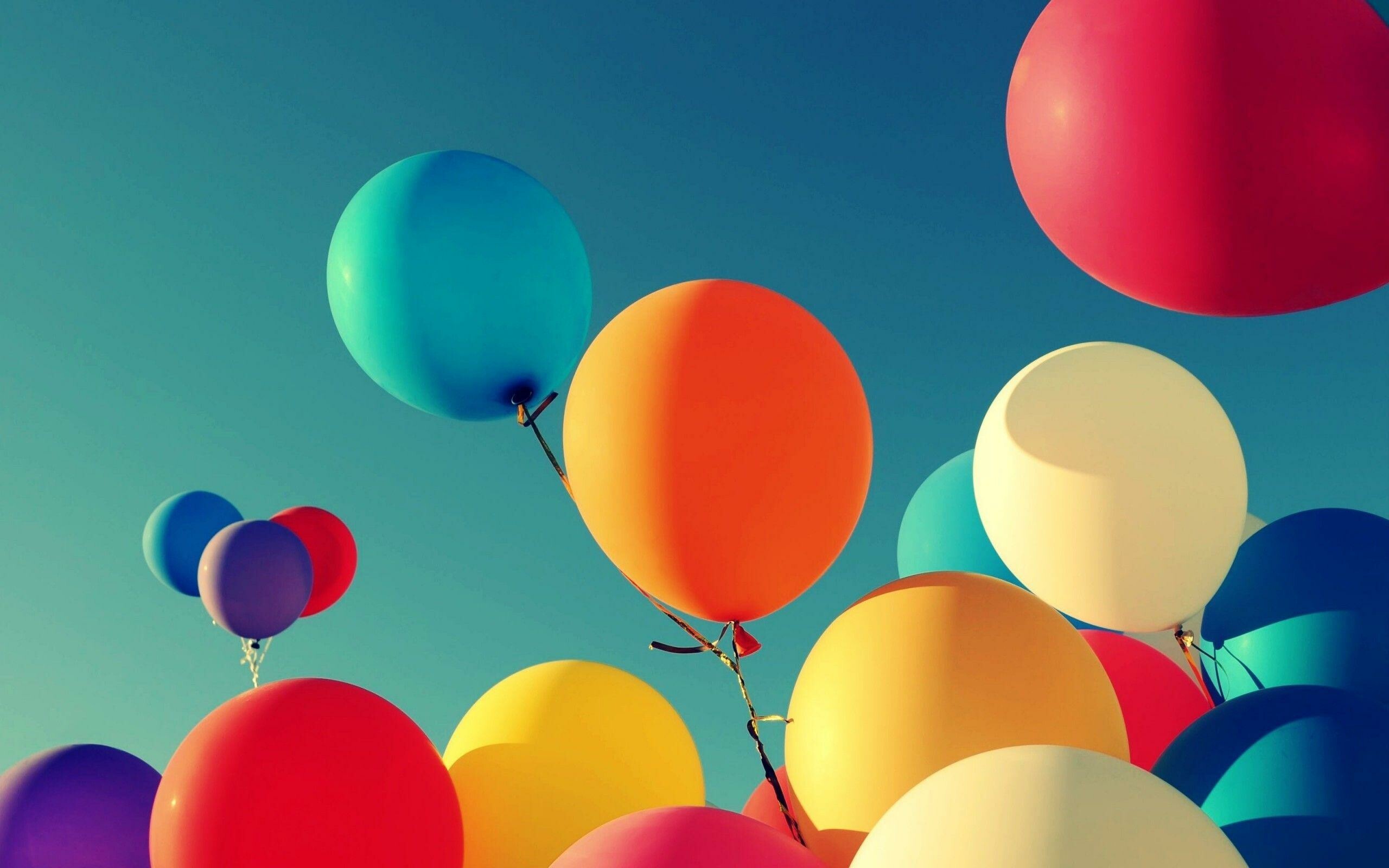 Balloons, Festive decorations, Joyful colors, Playful designs, 2560x1600 HD Desktop