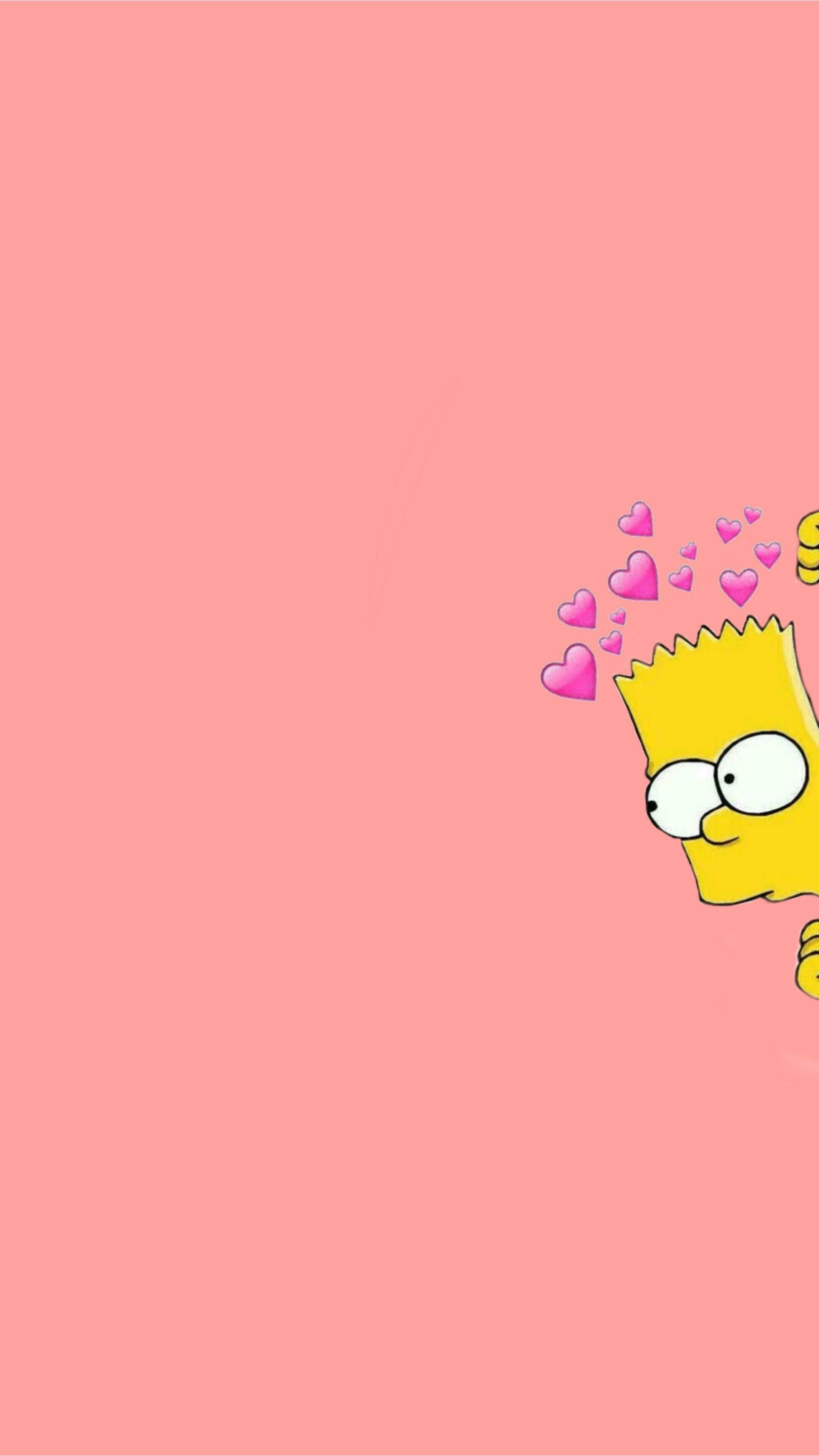 Bart Simpson Aesthetic, Wallpapers, Backgrounds, Animation, 1950x3470 HD Phone