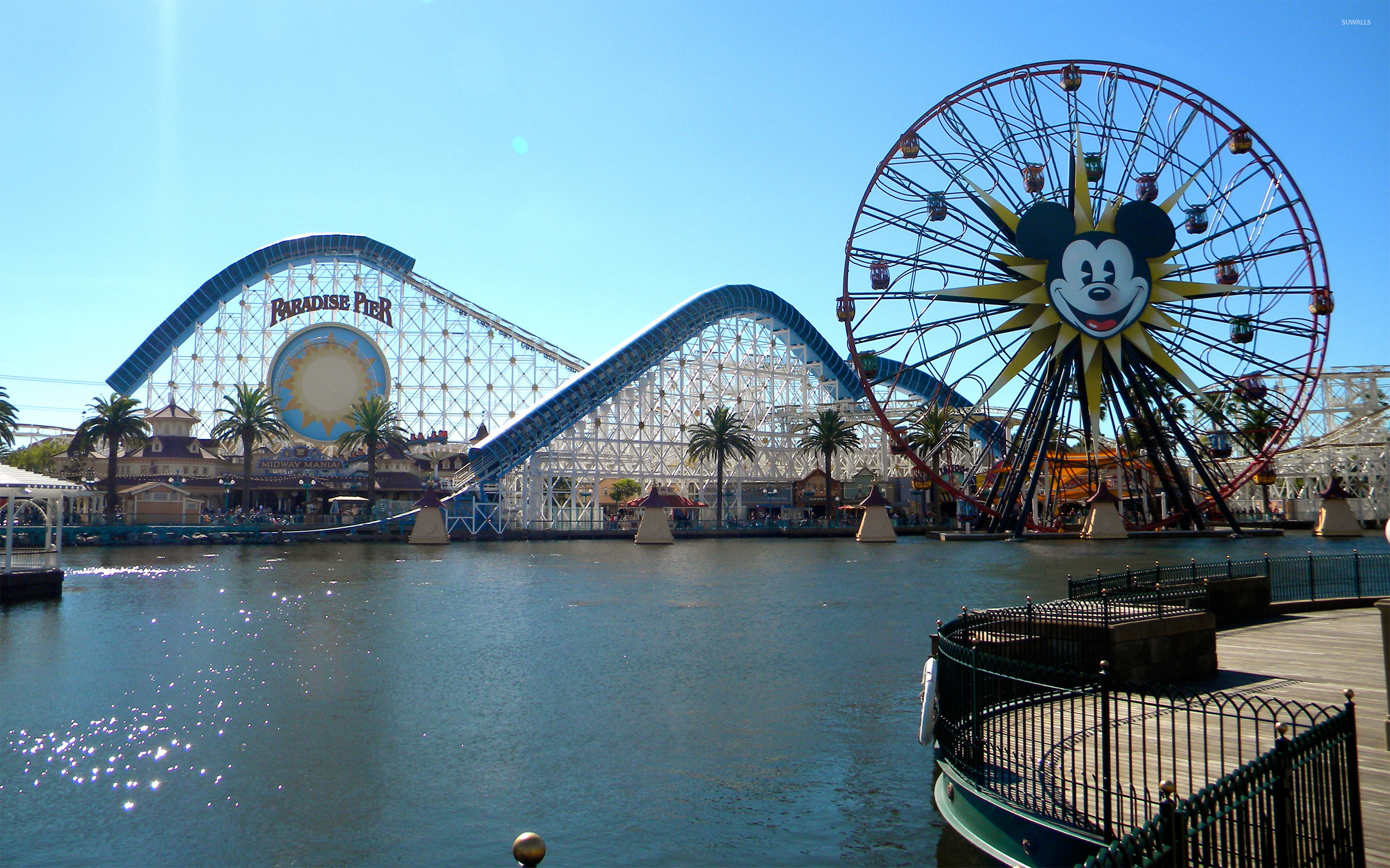 Anaheim, Travels, Paradise Pier, World wallpapers, 2880x1800 HD Desktop