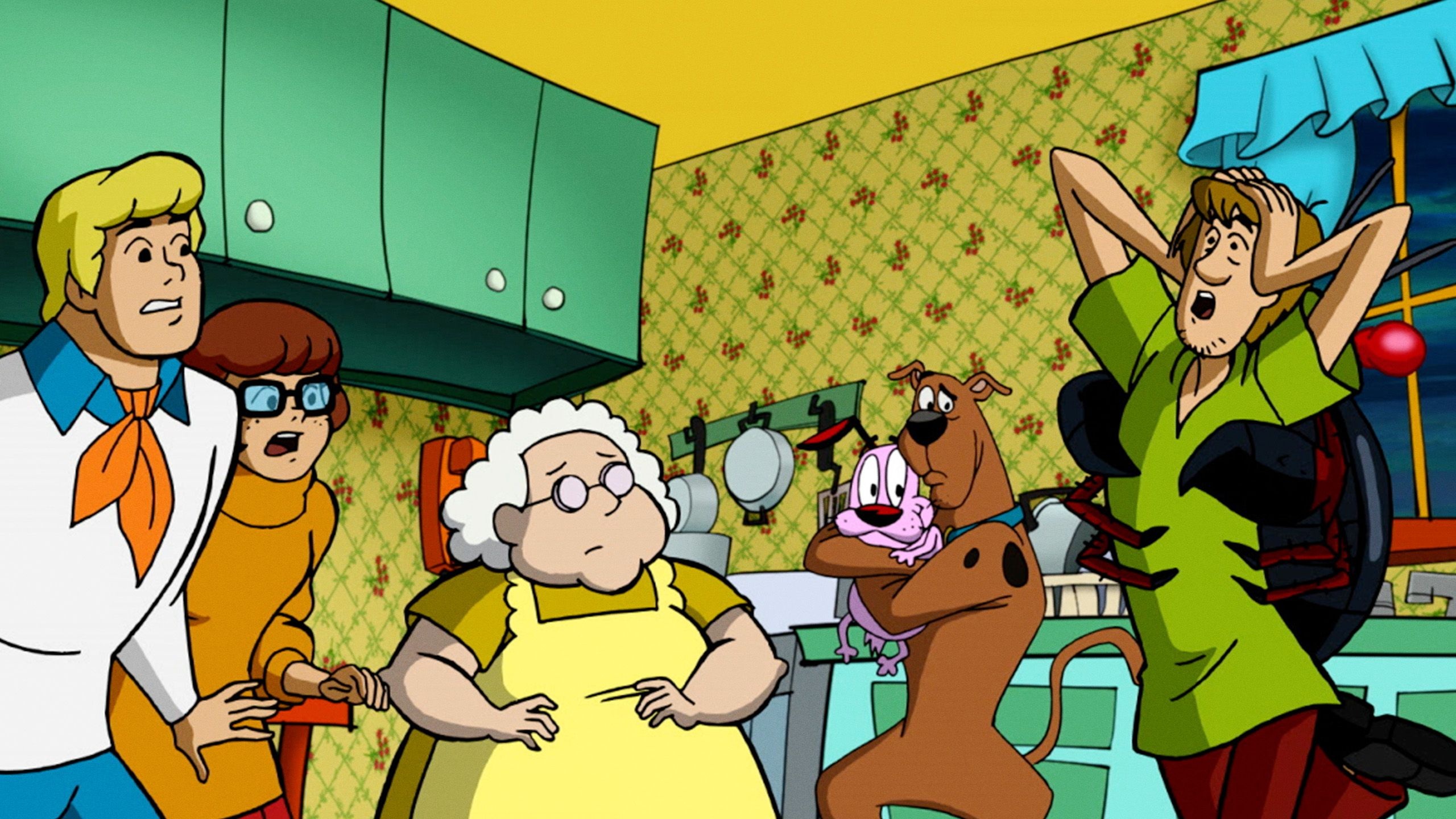 Courage the Cowardly Dog, Scooby-Doo, Muriel Bagge, Shaggy Rogers, Fred Jones, HD Desktop wallpaper