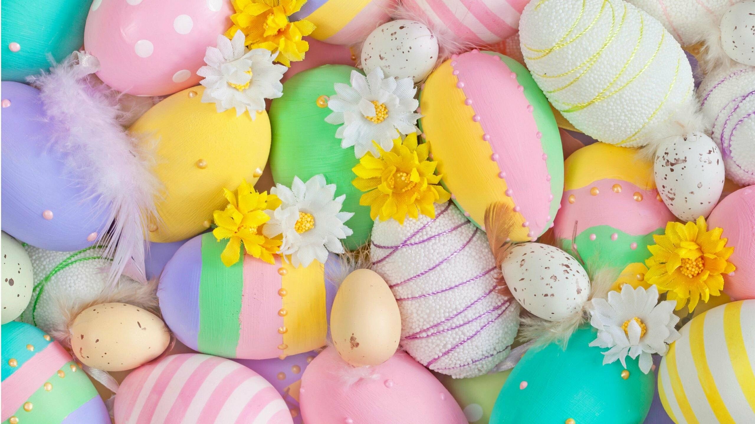 Easter wallpapers, Desktop decor, Festive atmosphere, Easter joy, 2560x1440 HD Desktop