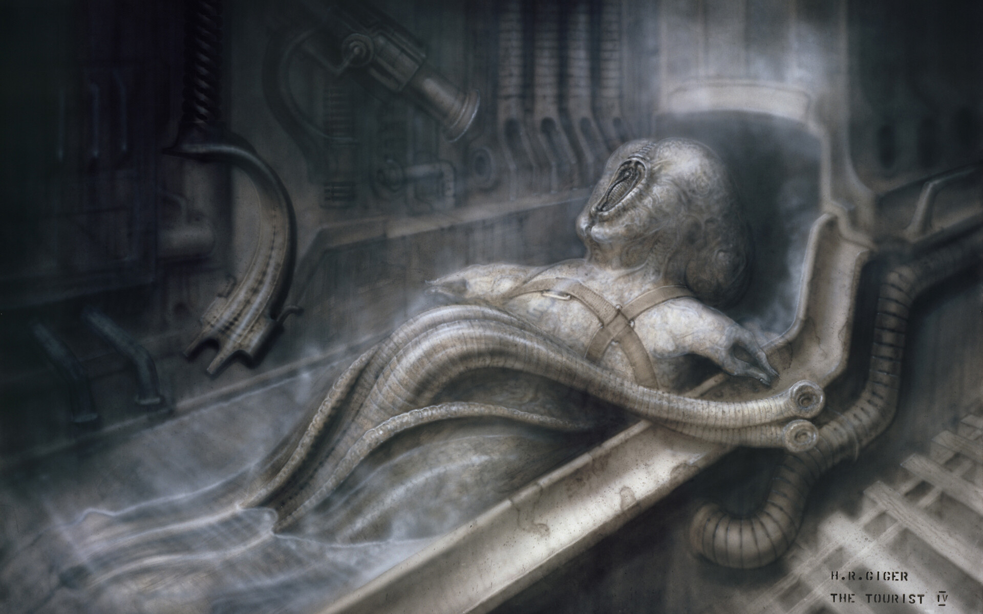 The Tourist IV, H.R. Giger Wallpaper, 1920x1200 HD Desktop