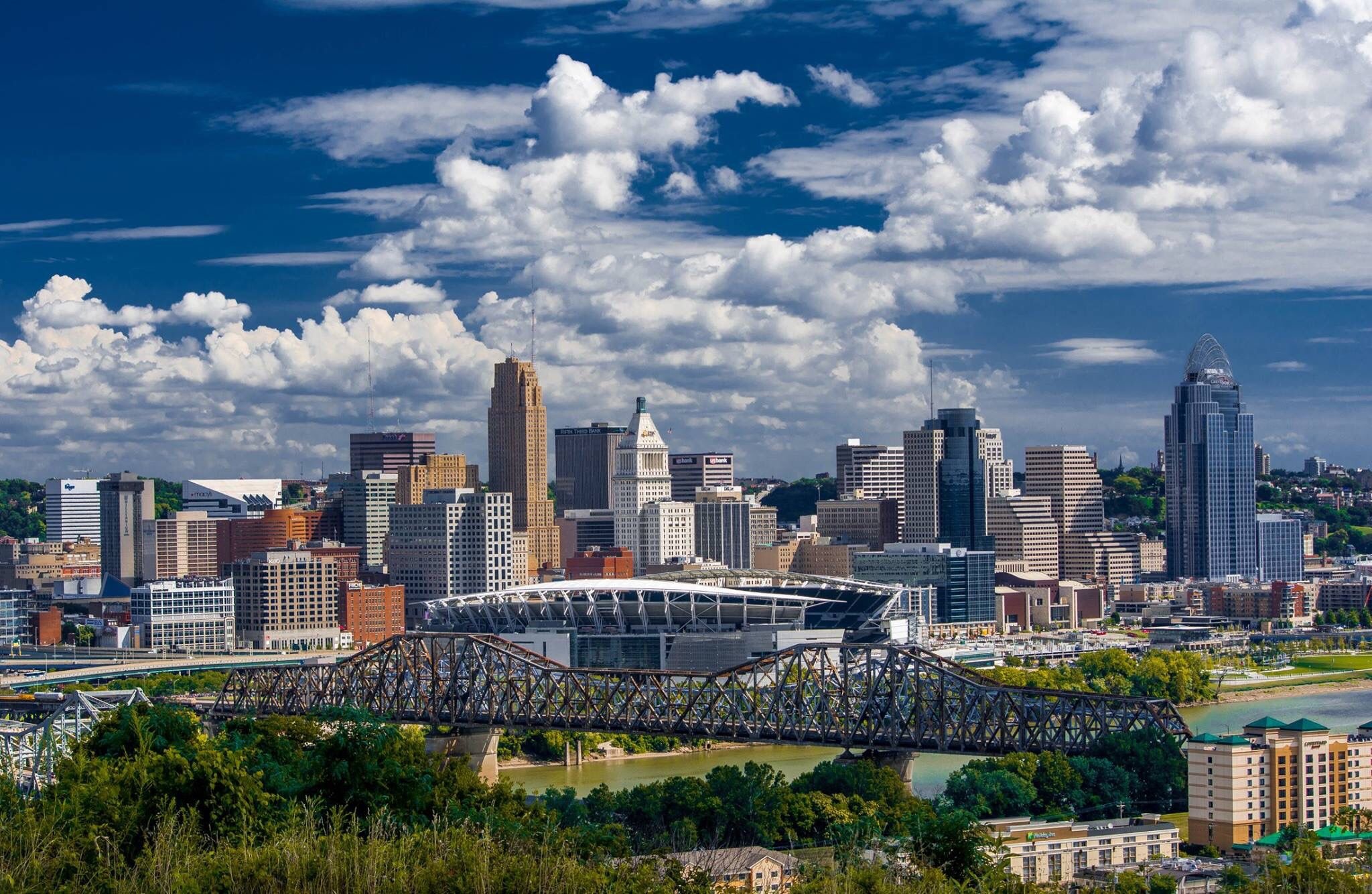 Cincinnati Skyline, Travels, Devou Park, Kentucky, 2050x1340 HD Desktop