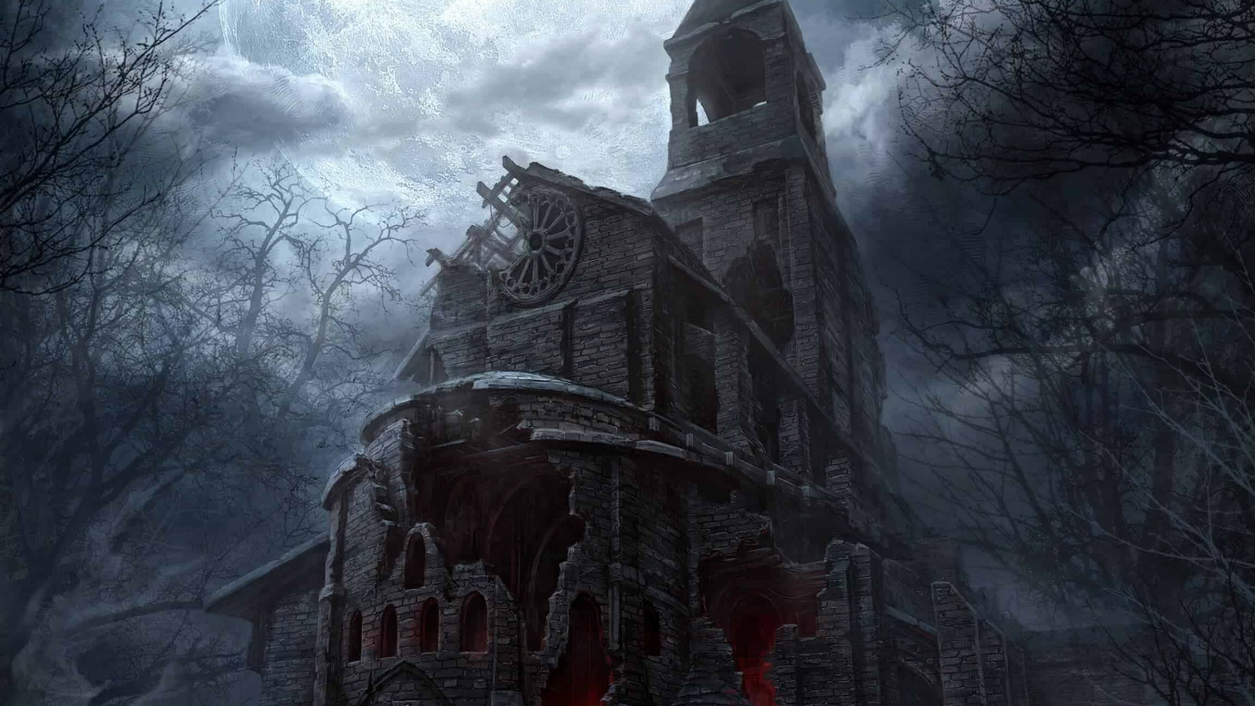 Tristram Cathedral, Diablo Wallpaper, 2560x1440 HD Desktop