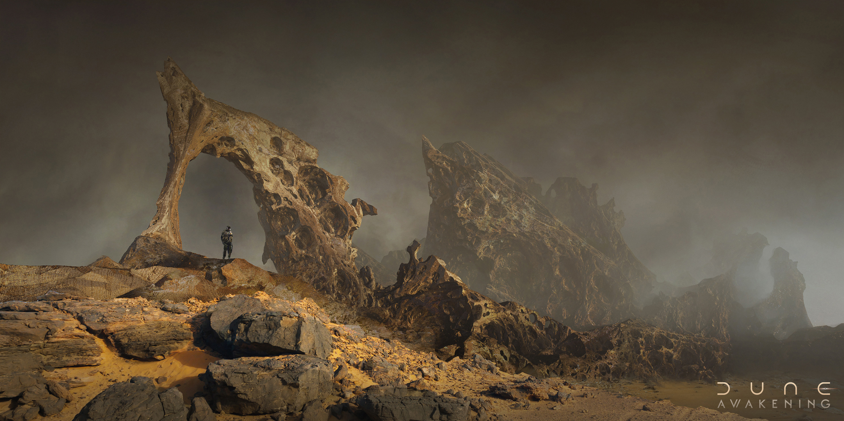 Dune: Awakening (Game), Dune Awakening, HD Wallpaper, WiziWiz, 2960x1480 Dual Screen Desktop