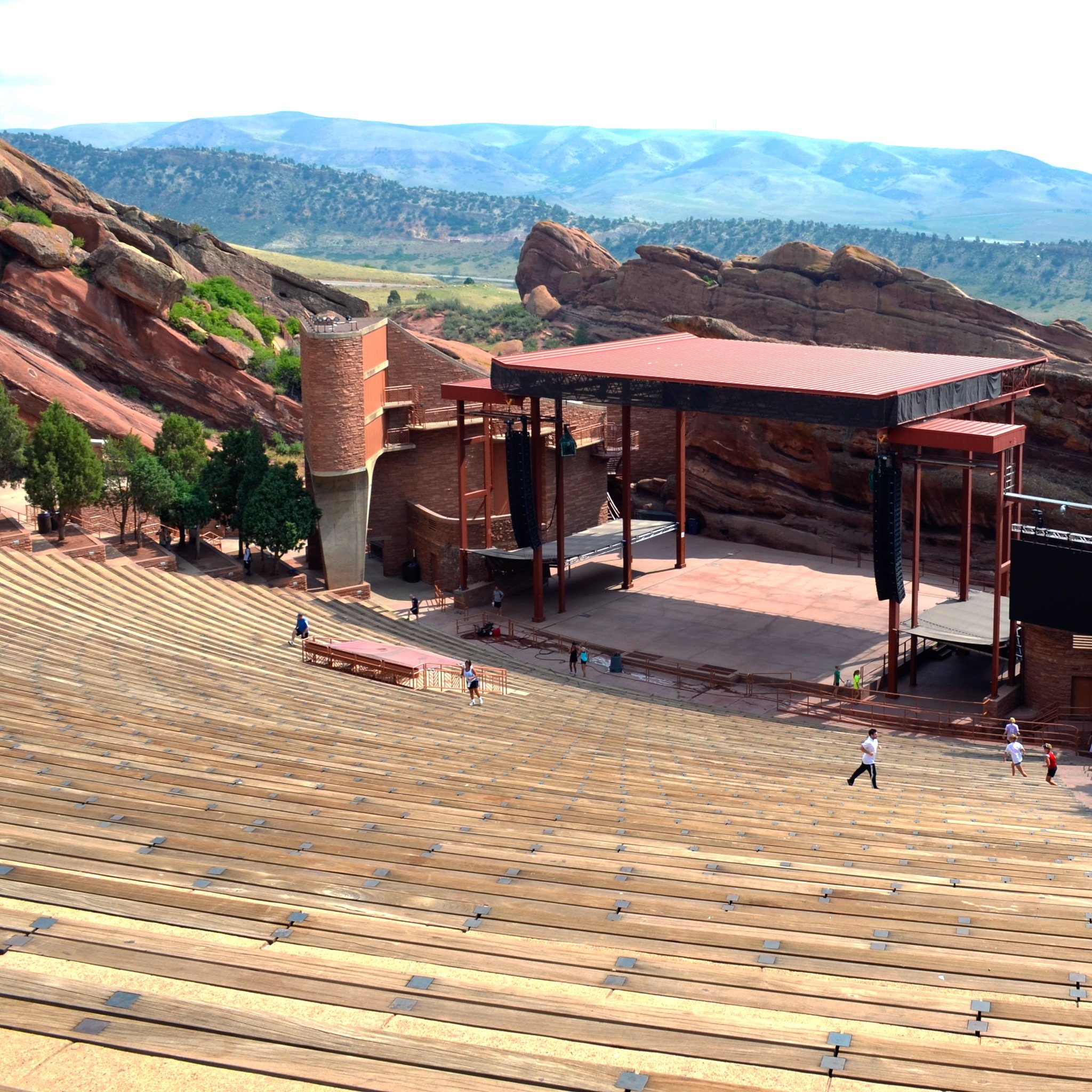 Stage, Red Rocks Amphitheatre Wallpaper, 2050x2050 HD Phone