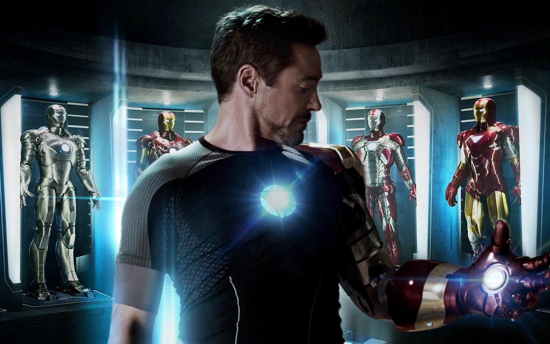 Tony Stark wallpapers, Cool background art, Futuristic tech, Iconic character, 1920x1200 HD Desktop