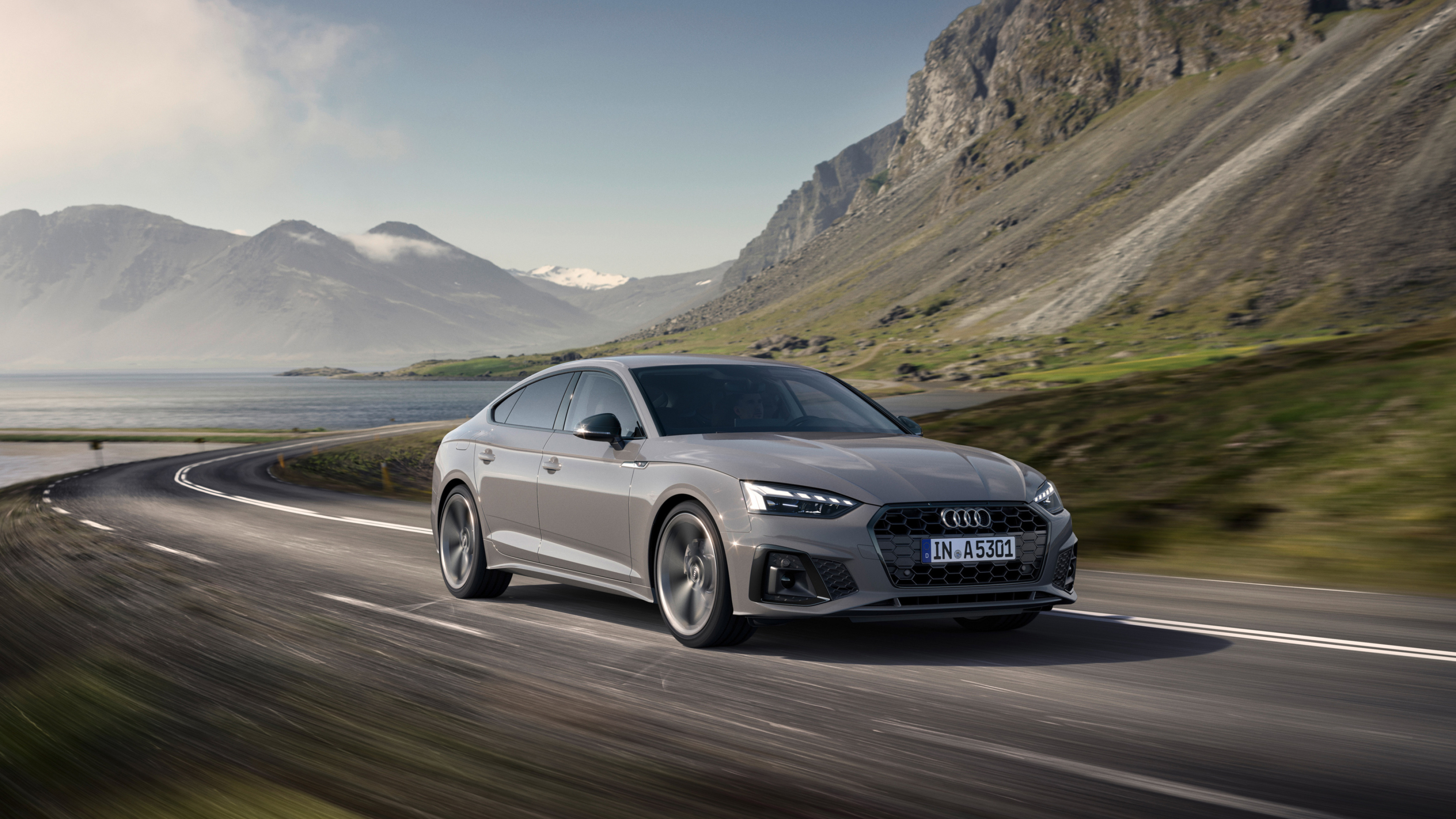 Audi A5, Stylish sportback, TFSI S line, 3840x2160 4K Desktop