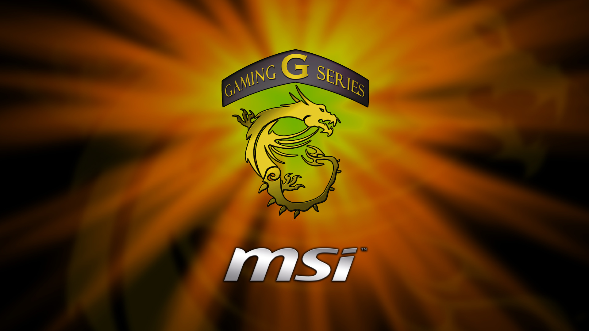 MSI Gaming Series dragon, msi logo, GAMING G SERIES text, Full HD Desktop wallpaper